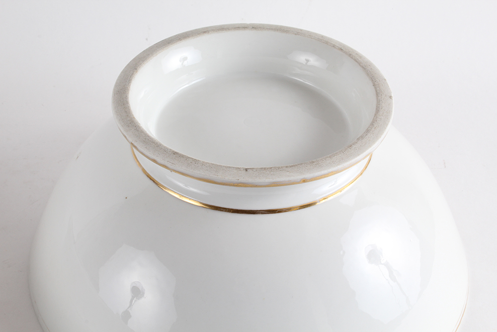 Haviland White China Serving Pieces with Gold Trim