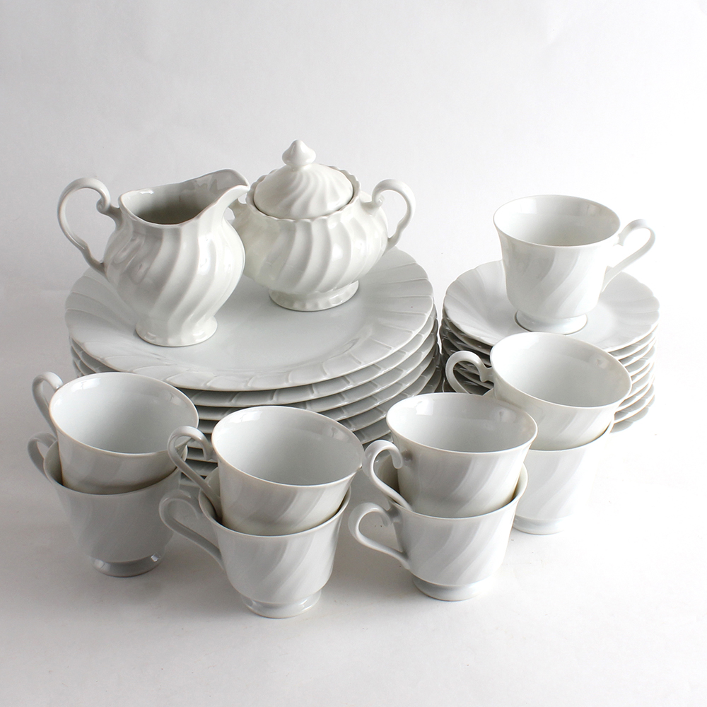 Sheffield Porcelain Fine China Place Settings in Bone White