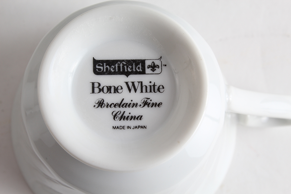Sheffield Porcelain Fine China Place Settings in Bone White
