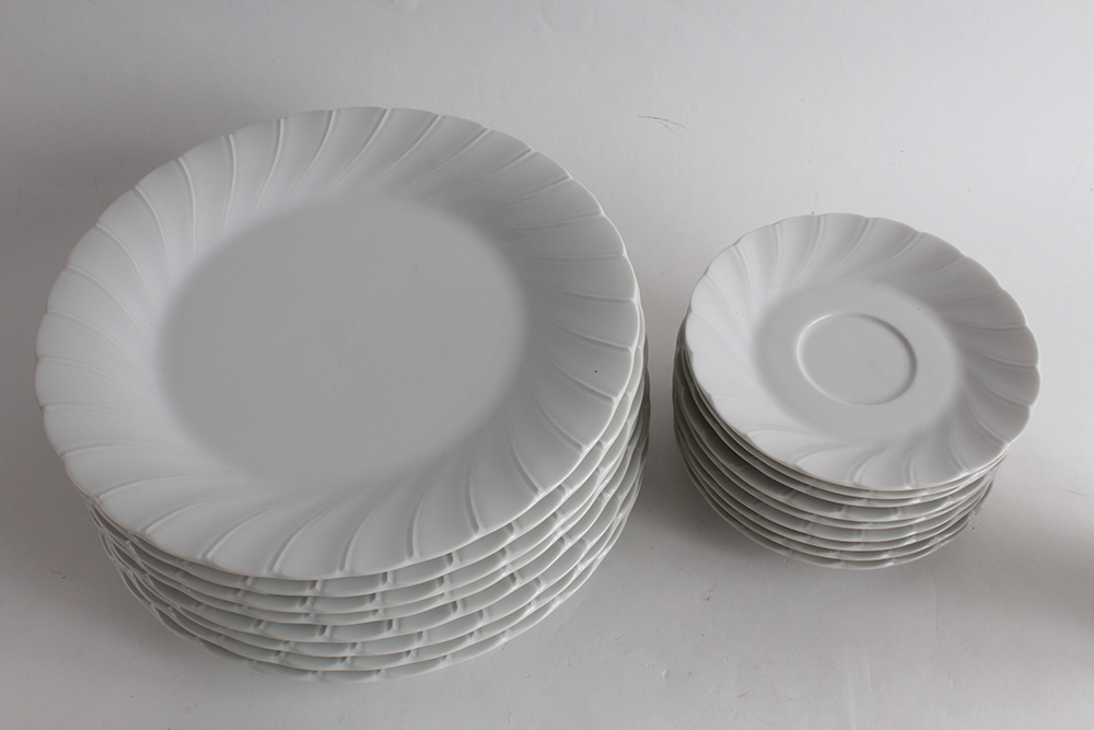 Sheffield Porcelain Fine China Place Settings in Bone White