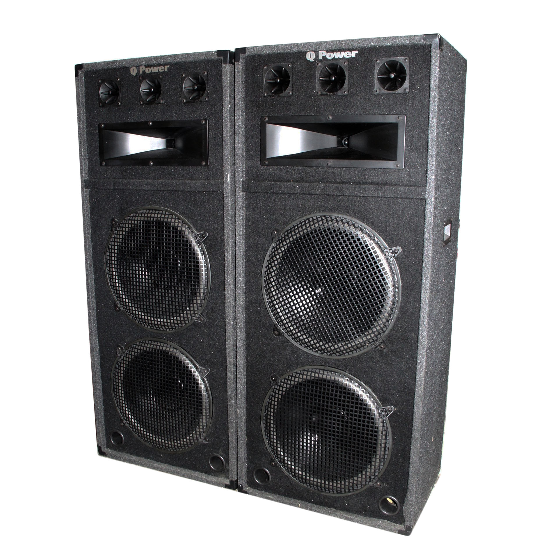 Q Power DJ Floor Speakers