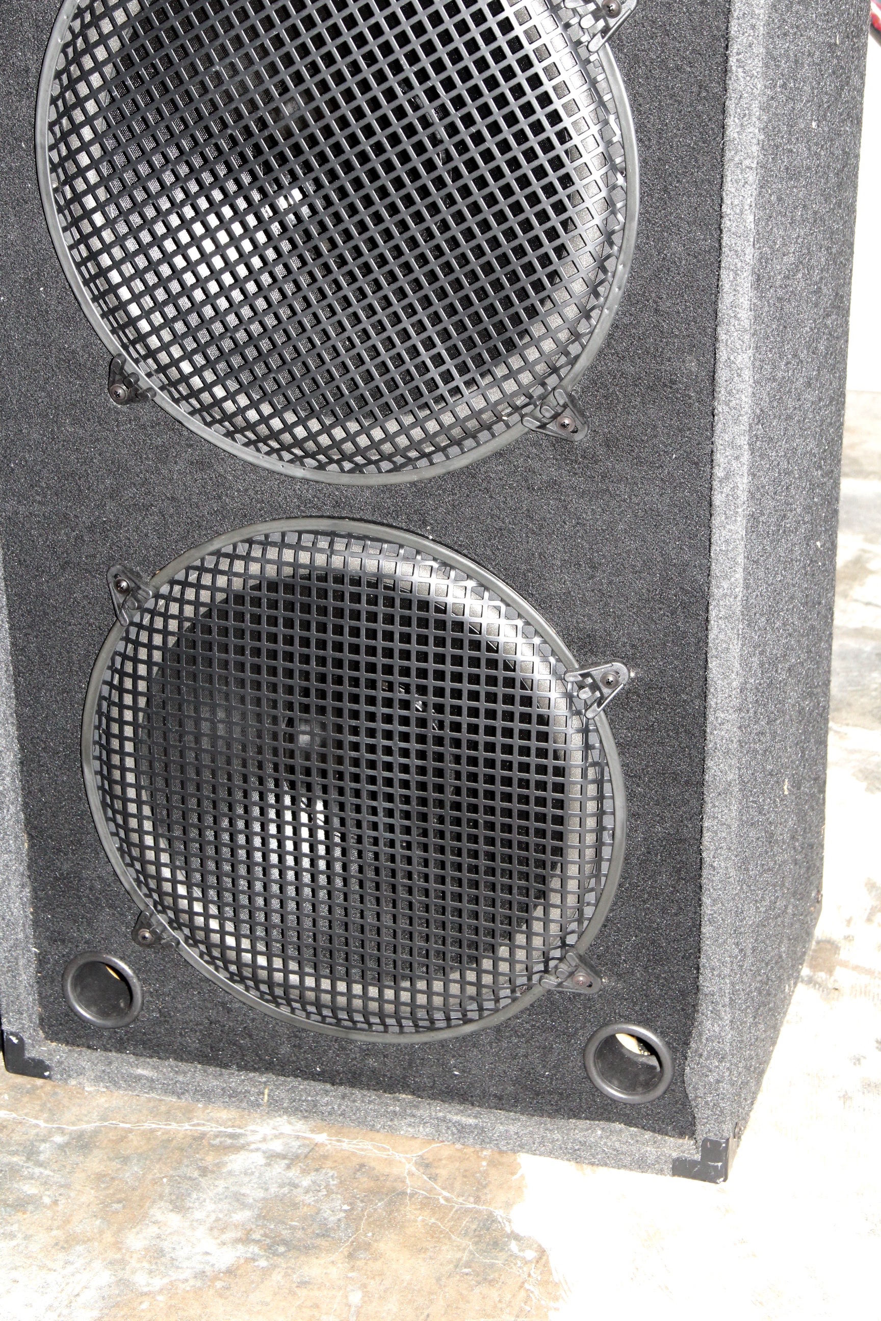 Q Power DJ Floor Speakers