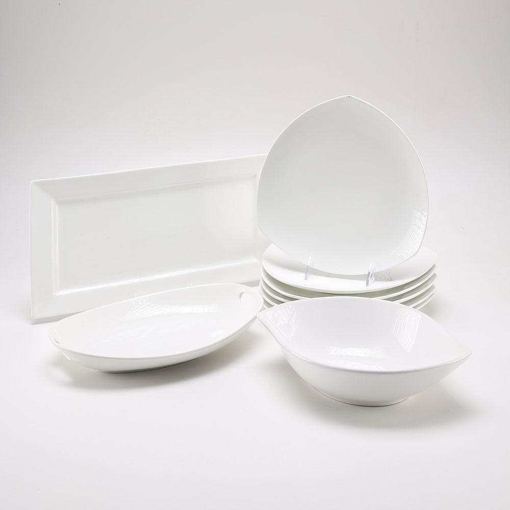 White Serving Dishes
