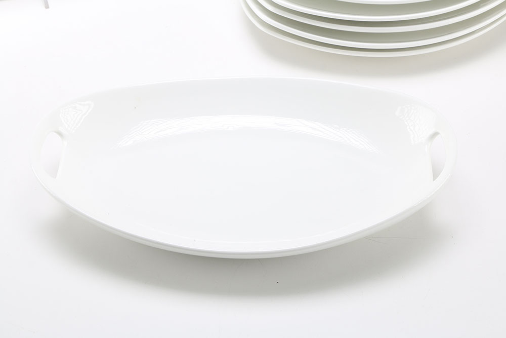 White Serving Dishes