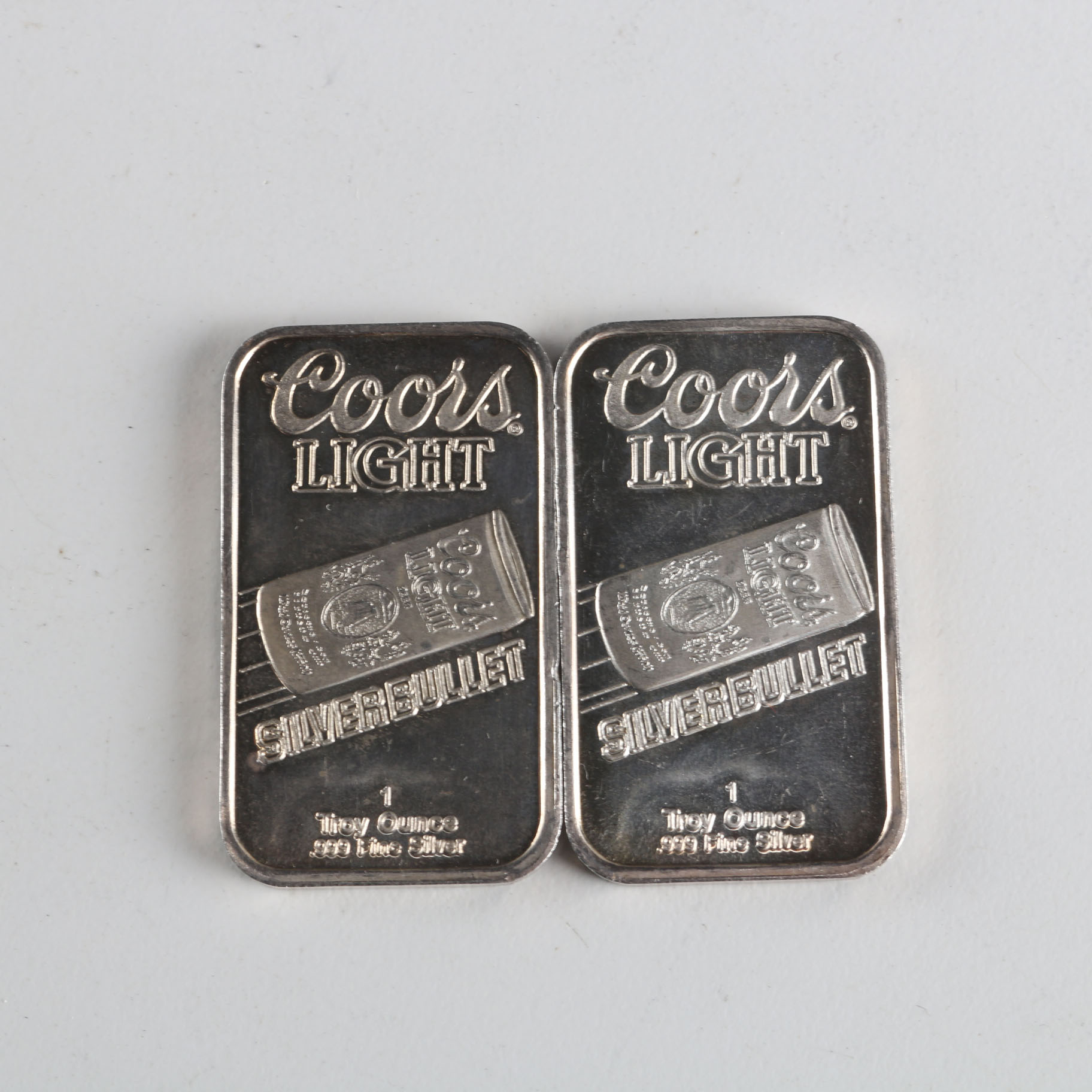 .999 Coors Light Silver Bullet Bars