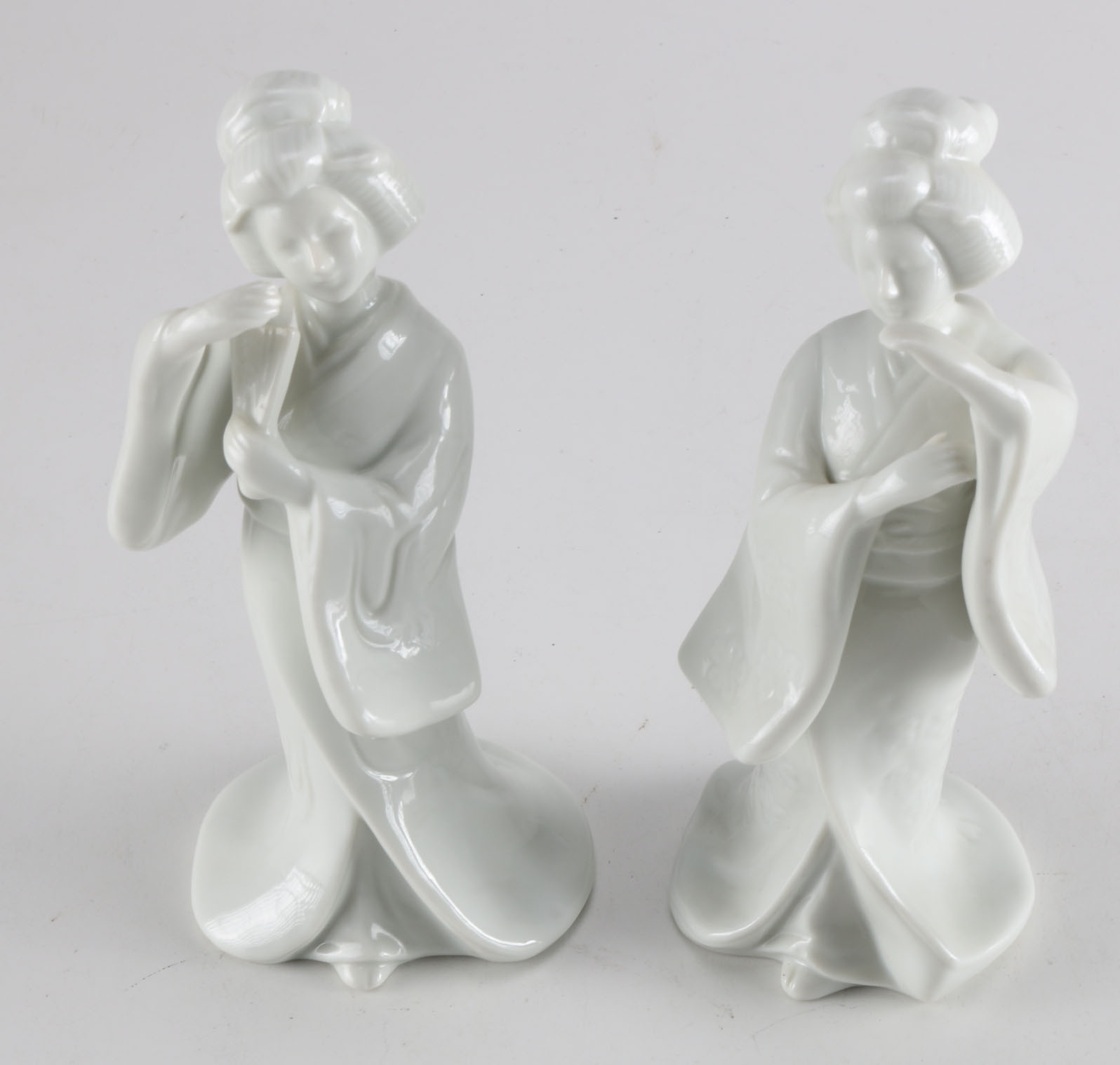 Vintage Homco Porcelain Geisha Figurines
