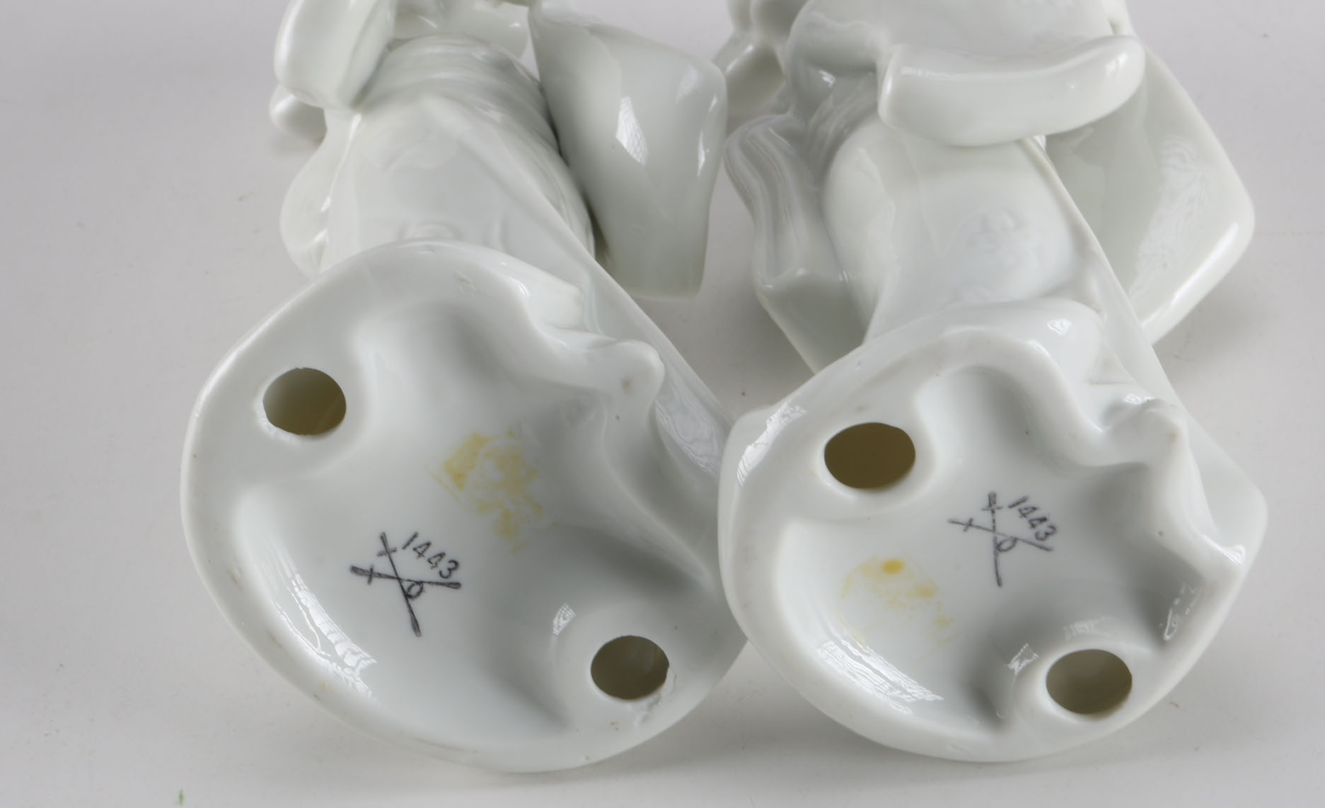 Vintage Homco Porcelain Geisha Figurines