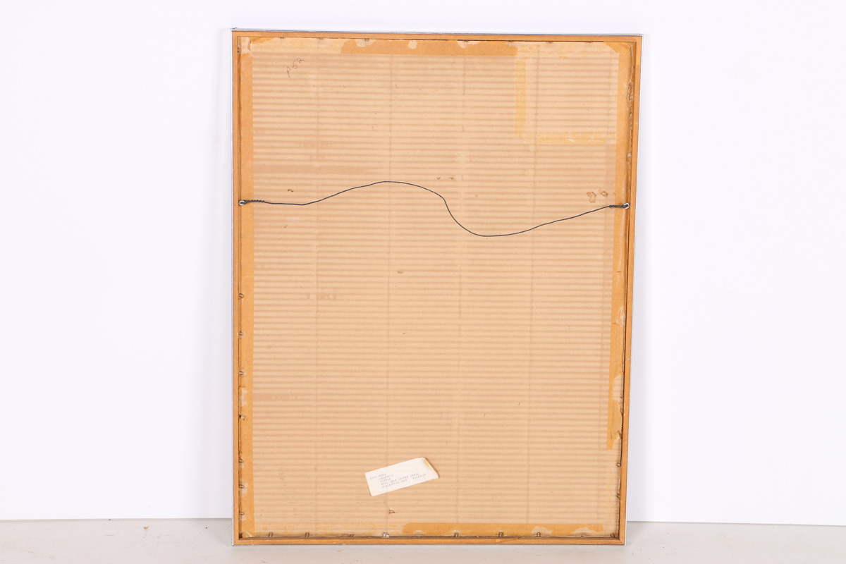 Framed 1968 Joan Miro Sala Gaspar Exhibit Poster