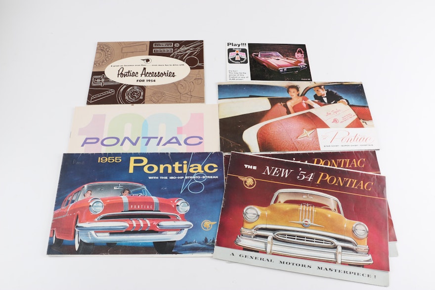 Vintage Pontiac Dealership Brochures