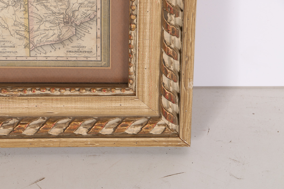 Mitchell's Travellers Guide Throught the United States Map