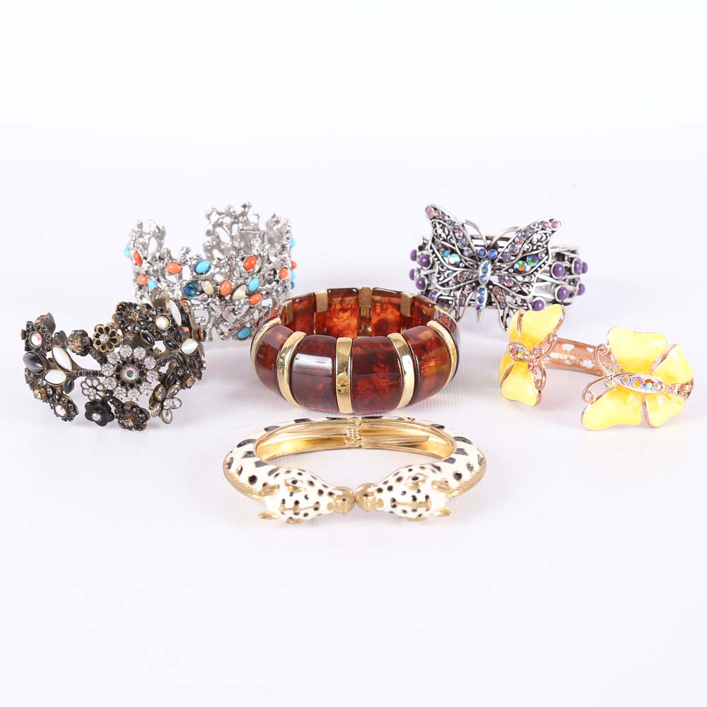 Costume Bangle Bracelets Including Sorelli