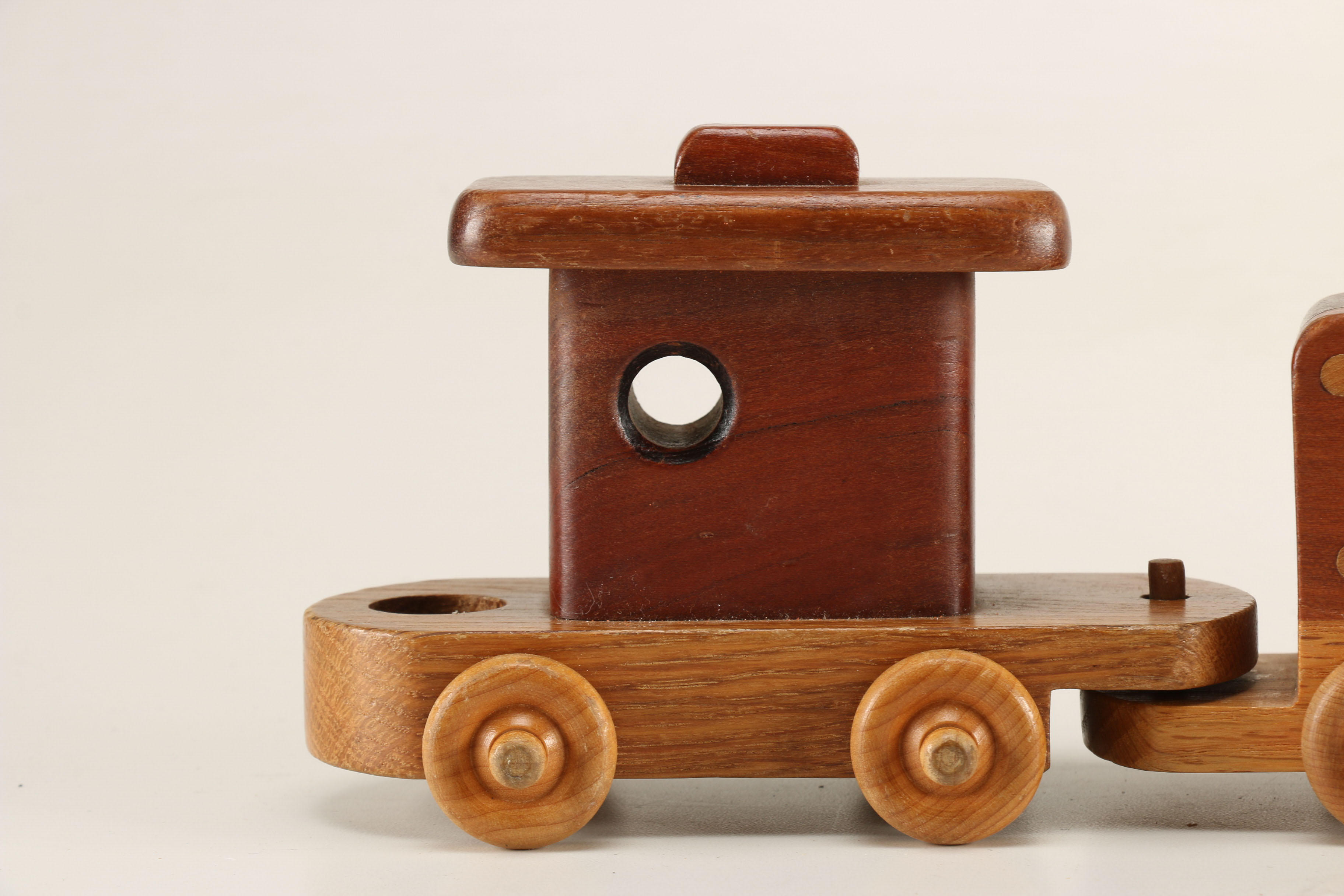 Carved Wooden Toy Circus Train