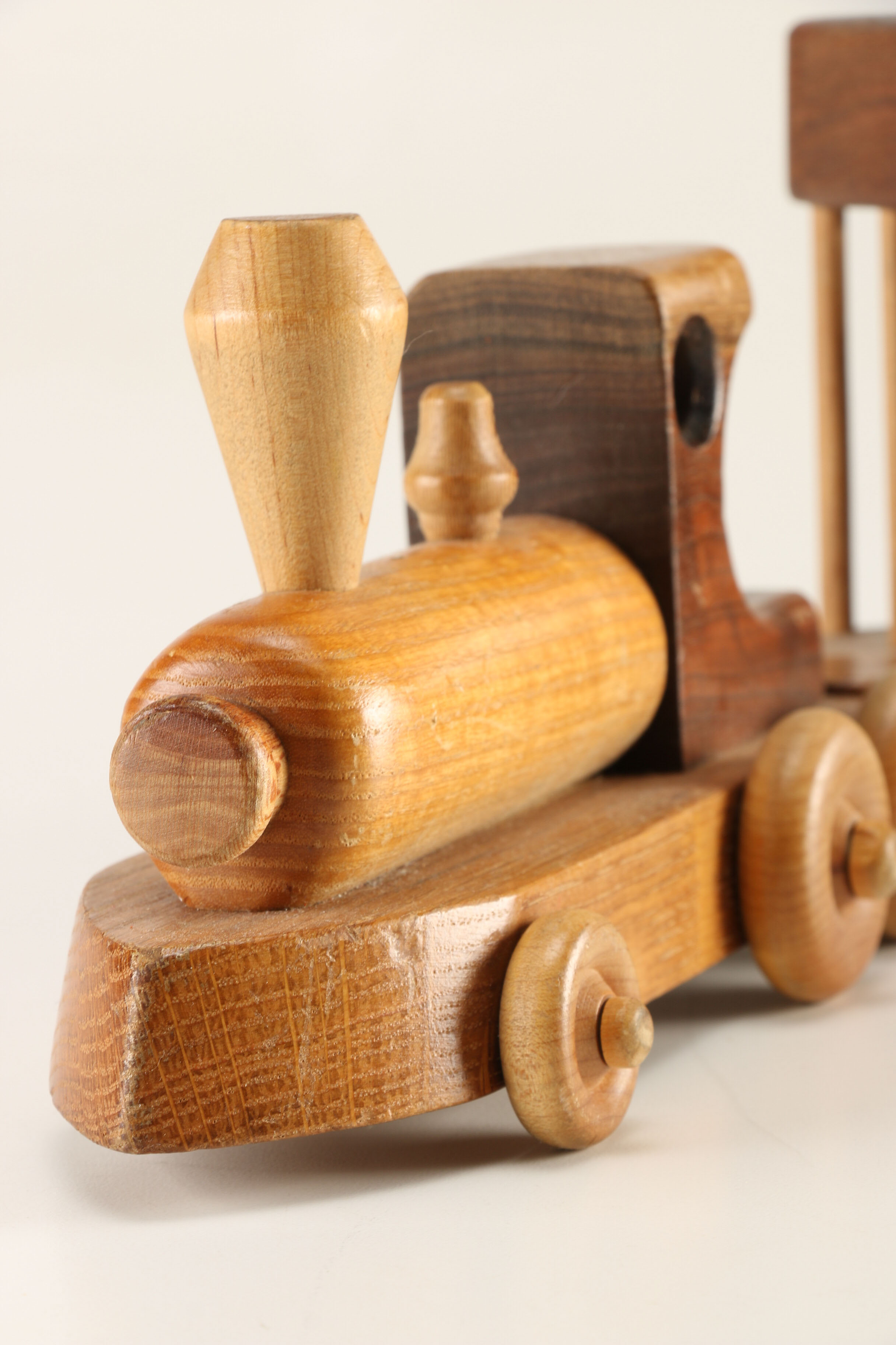 Carved Wooden Toy Circus Train