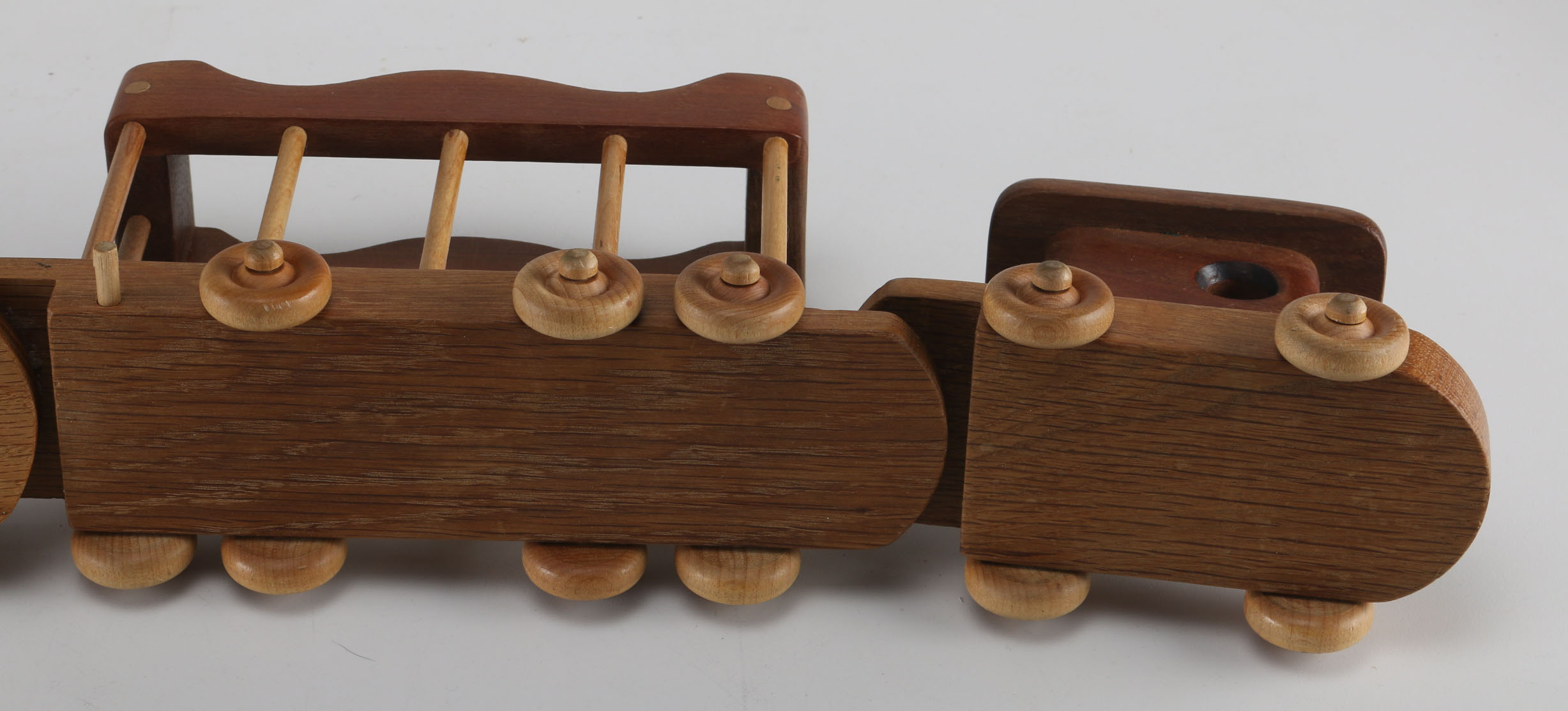 Carved Wooden Toy Circus Train