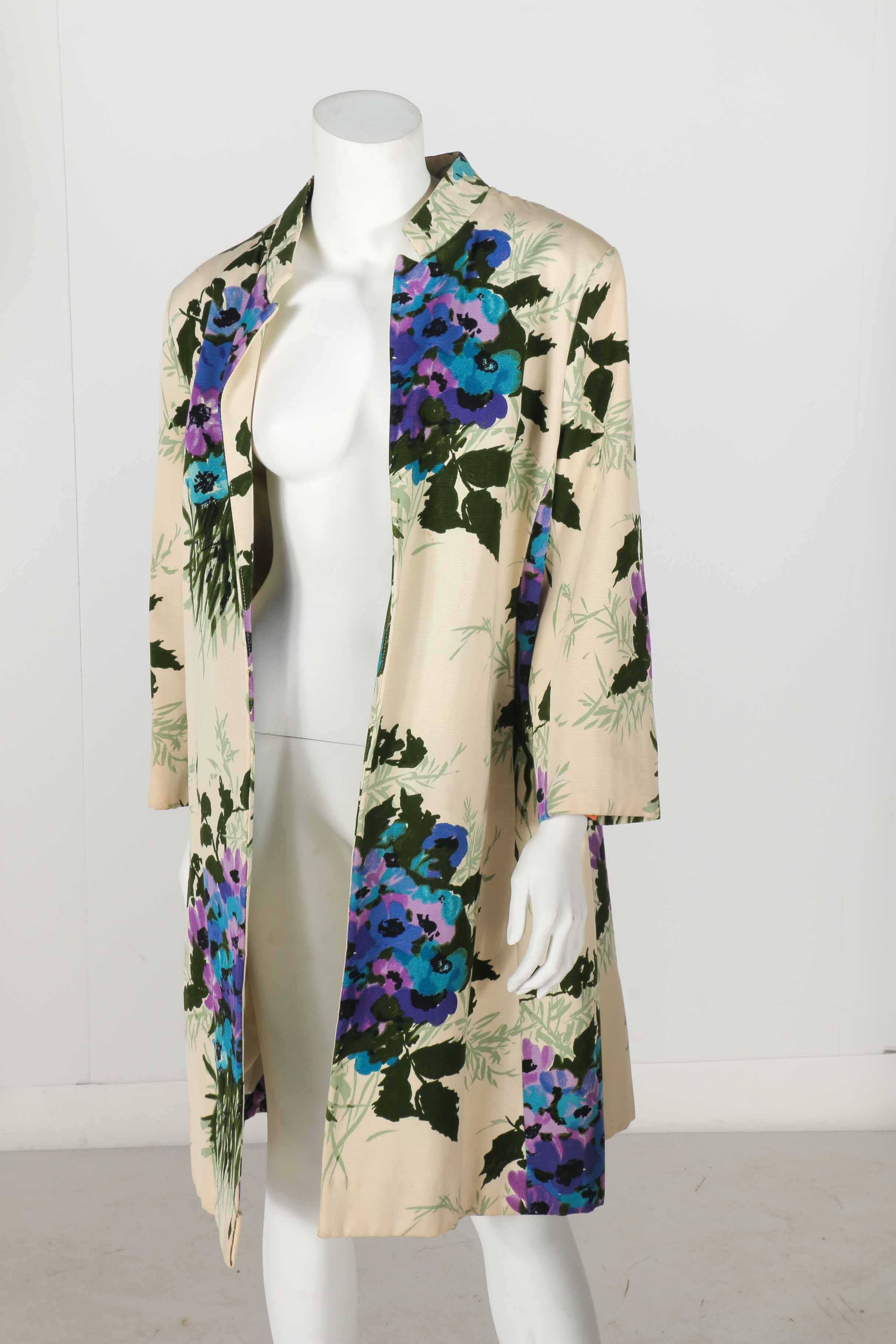 Vintage Floral Coat