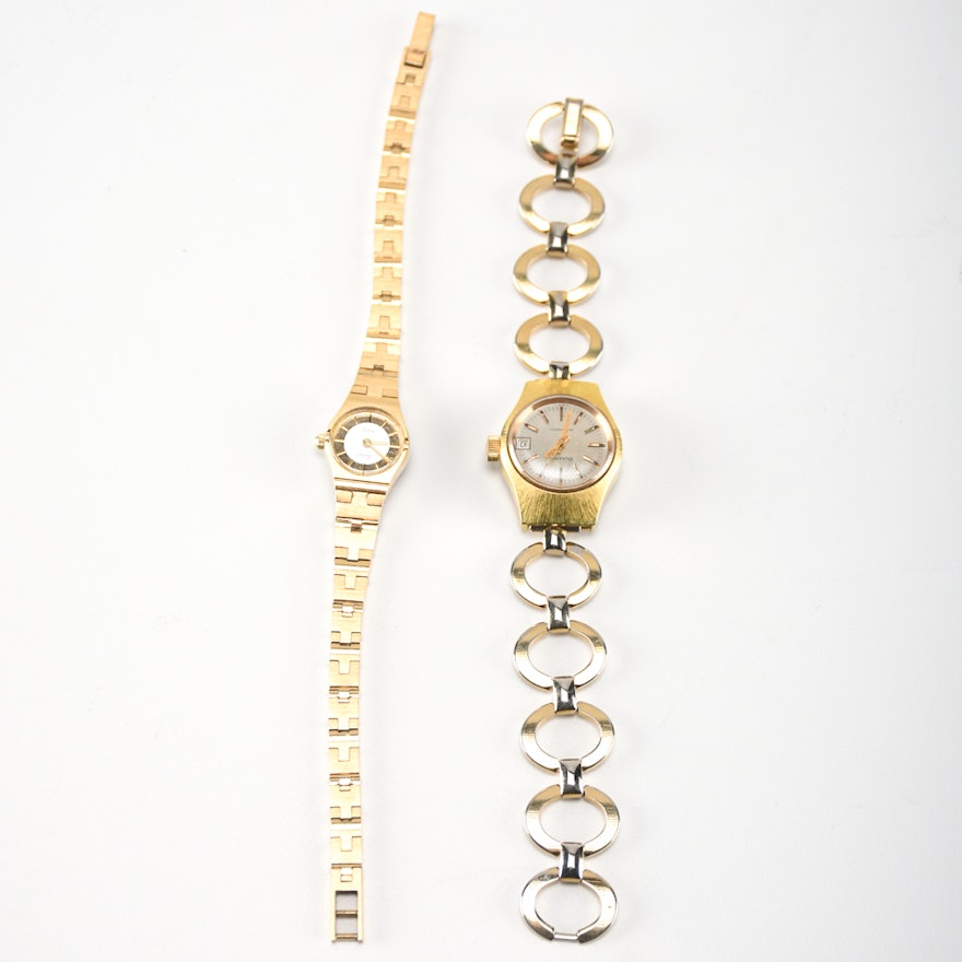 Women's Boliva Gold Tone Wristwatches