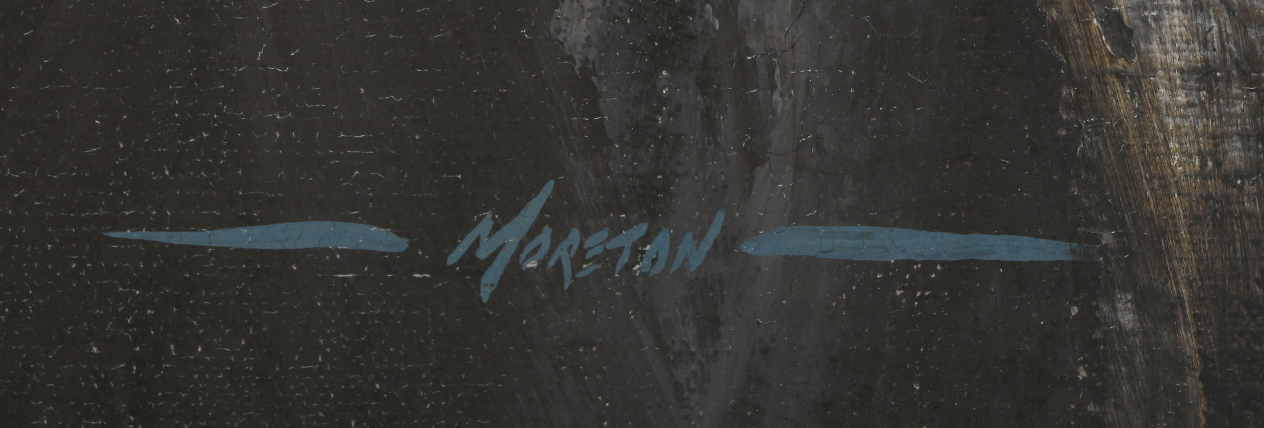 Ronald Moreton Oil Painting on Board "Pounding Surf"