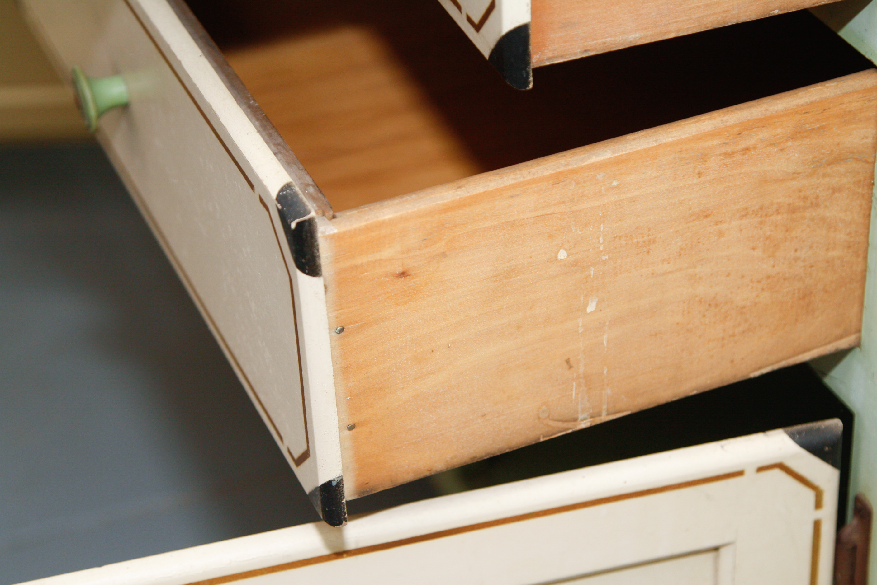 Antique Sellers Three-Piece Baker's Kitchen Wall Unit