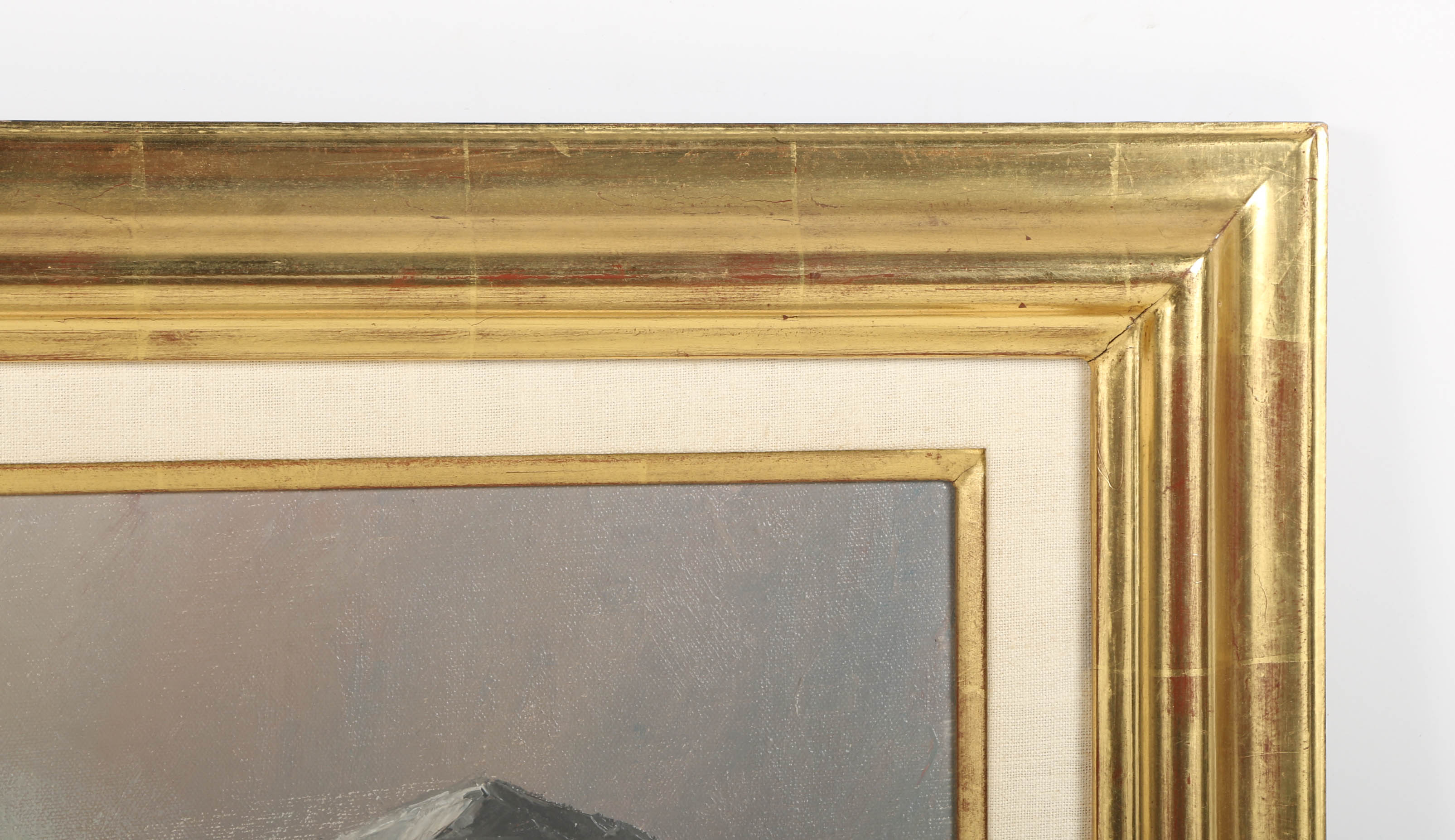 Ronald Moreton Oil Painting on Board "Pounding Surf"