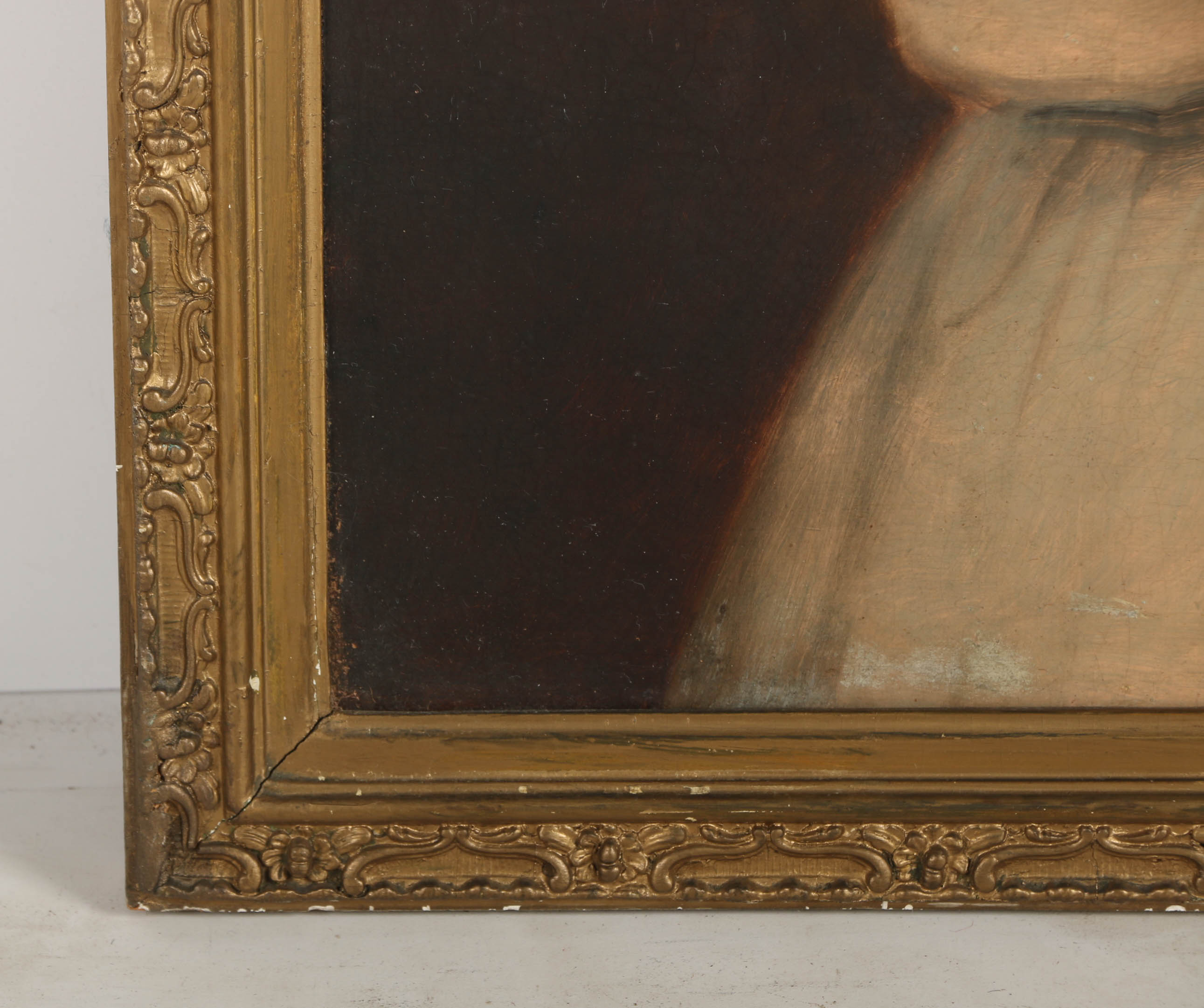 Oil Painting on Canvas Portrait of a Young Woman