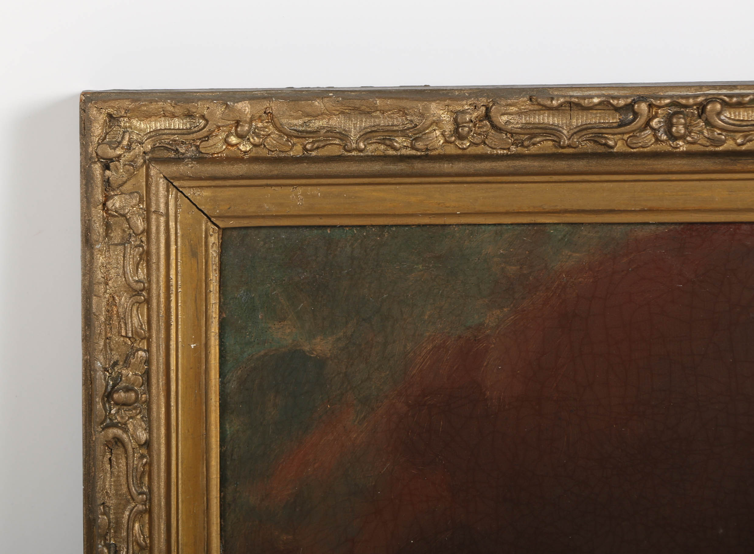 Oil Painting on Canvas Portrait of a Young Woman