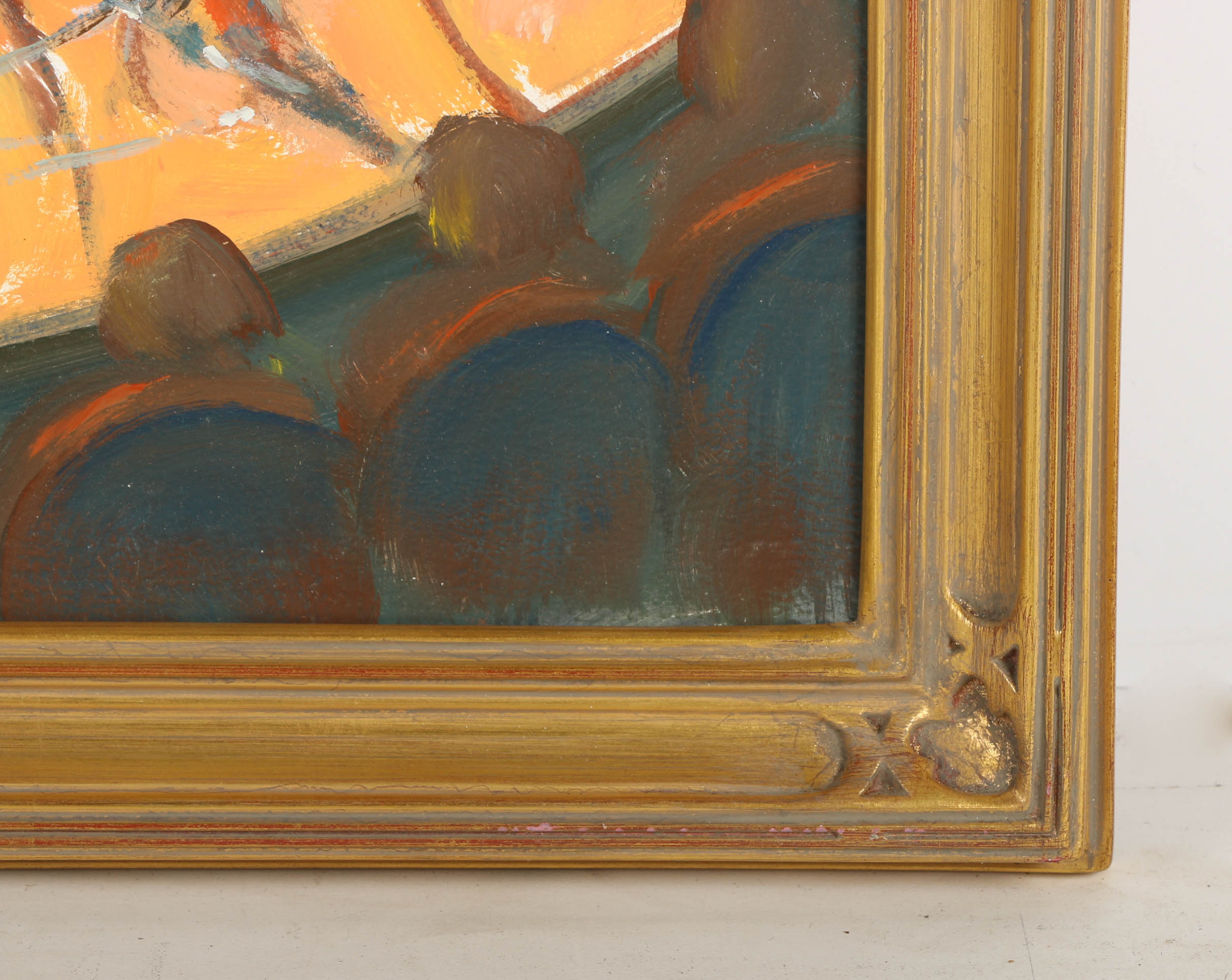 John Schweikhard Oil Painting on Board "Six Day"