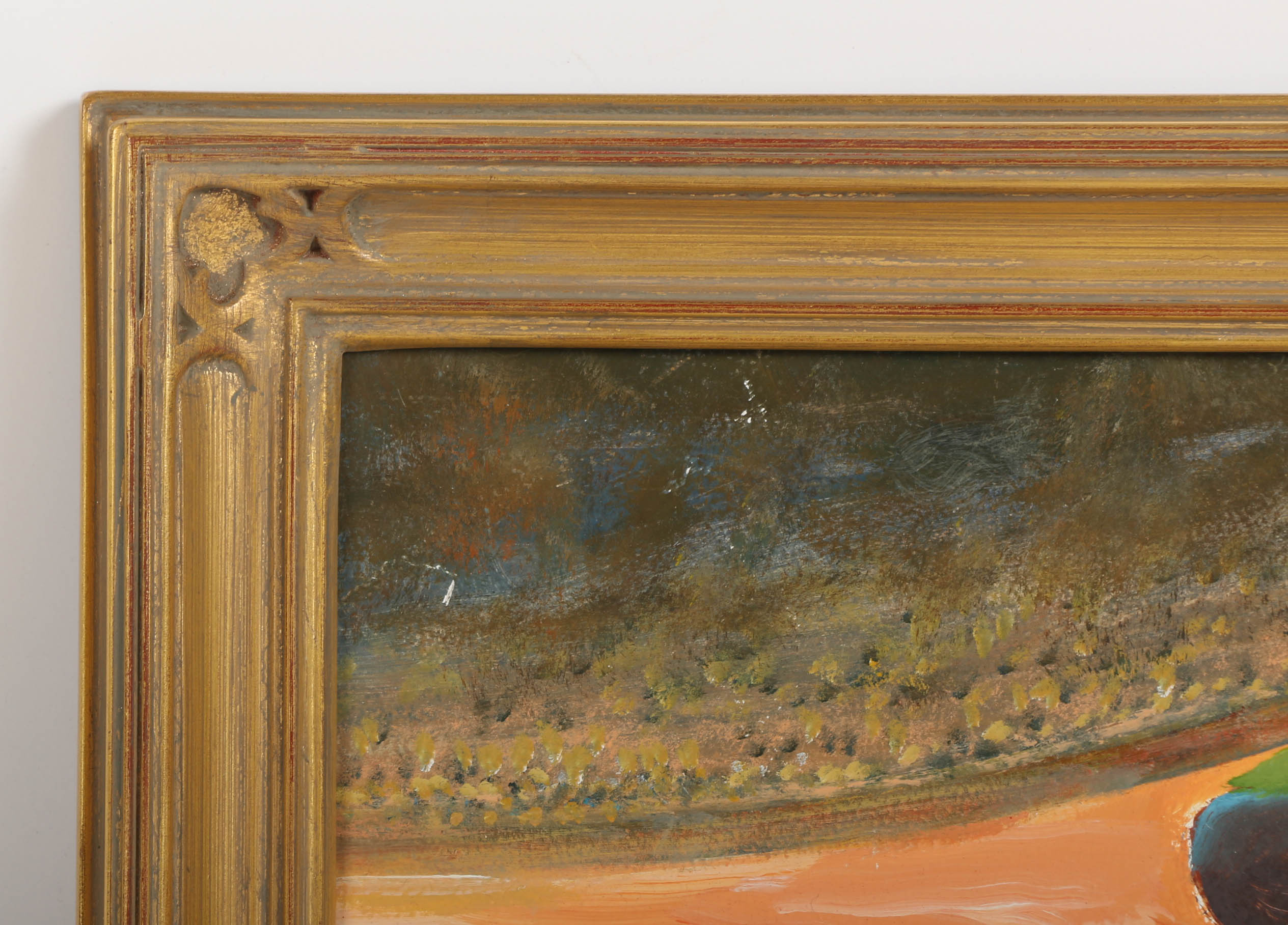 John Schweikhard Oil Painting on Board "Six Day"