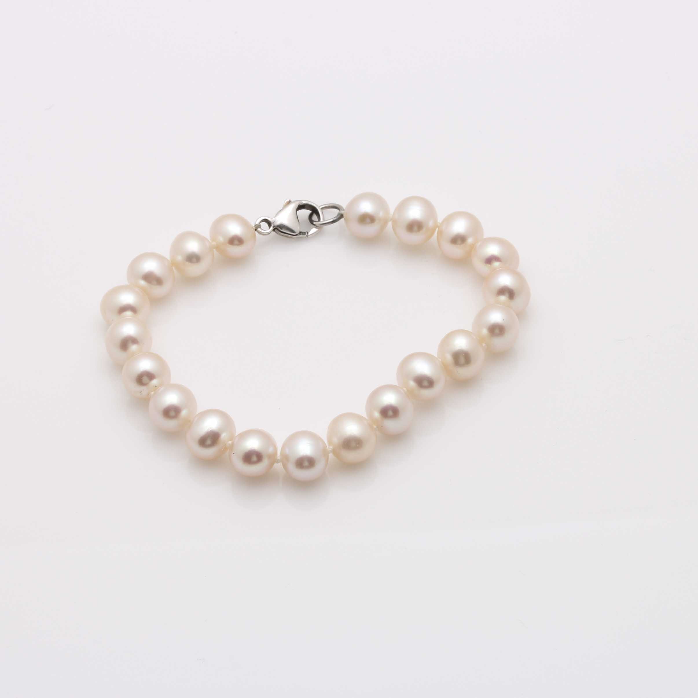Sterling Silver Cultured Pearl Bracelets and Earrings