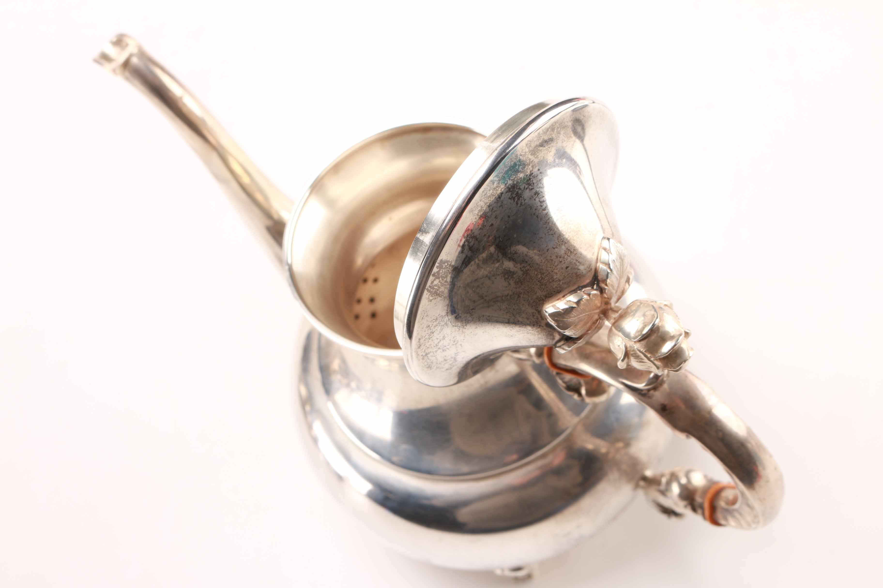 Handarbeit Sterling Silver Five-Piece Tea Service Set