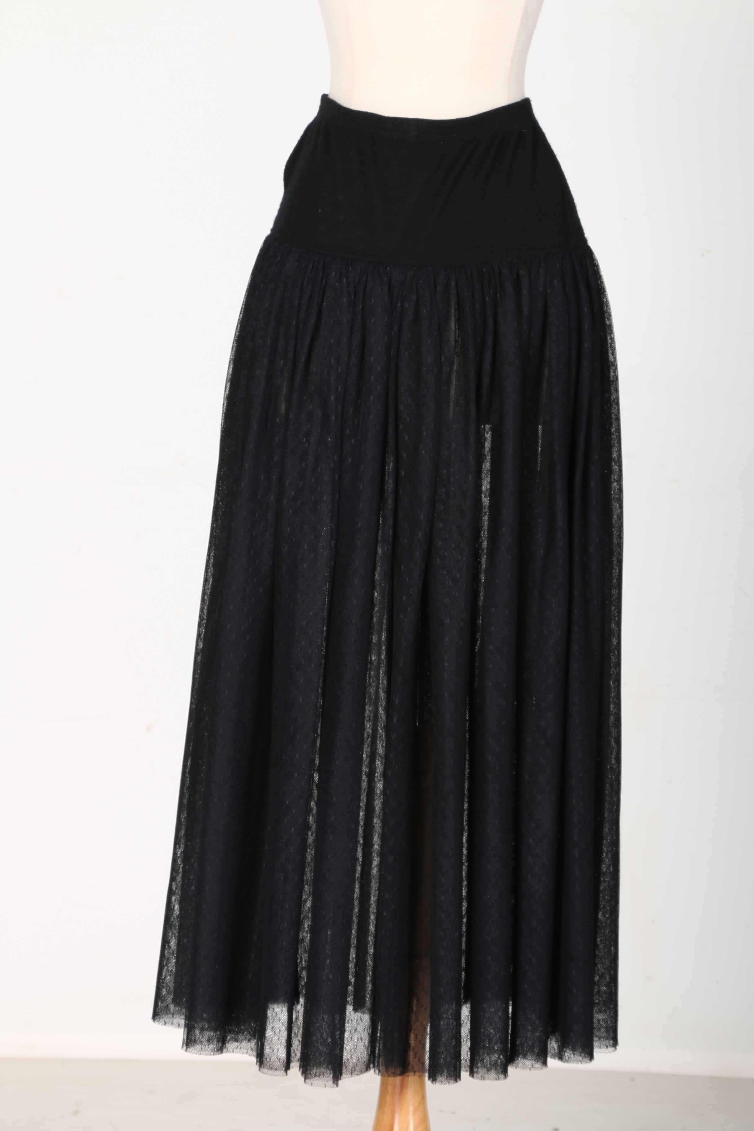 Karl Logan Black Lace Skirt