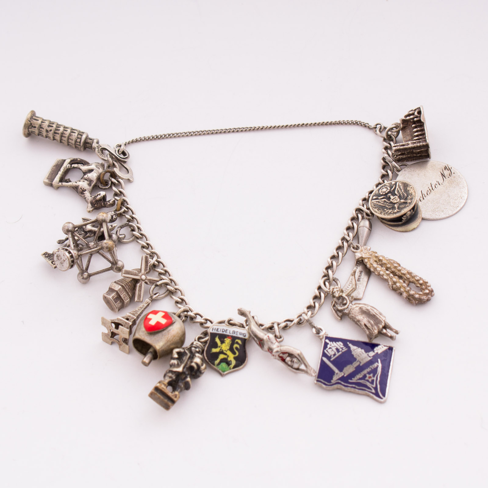 Sterling Silver Charm Bracelet