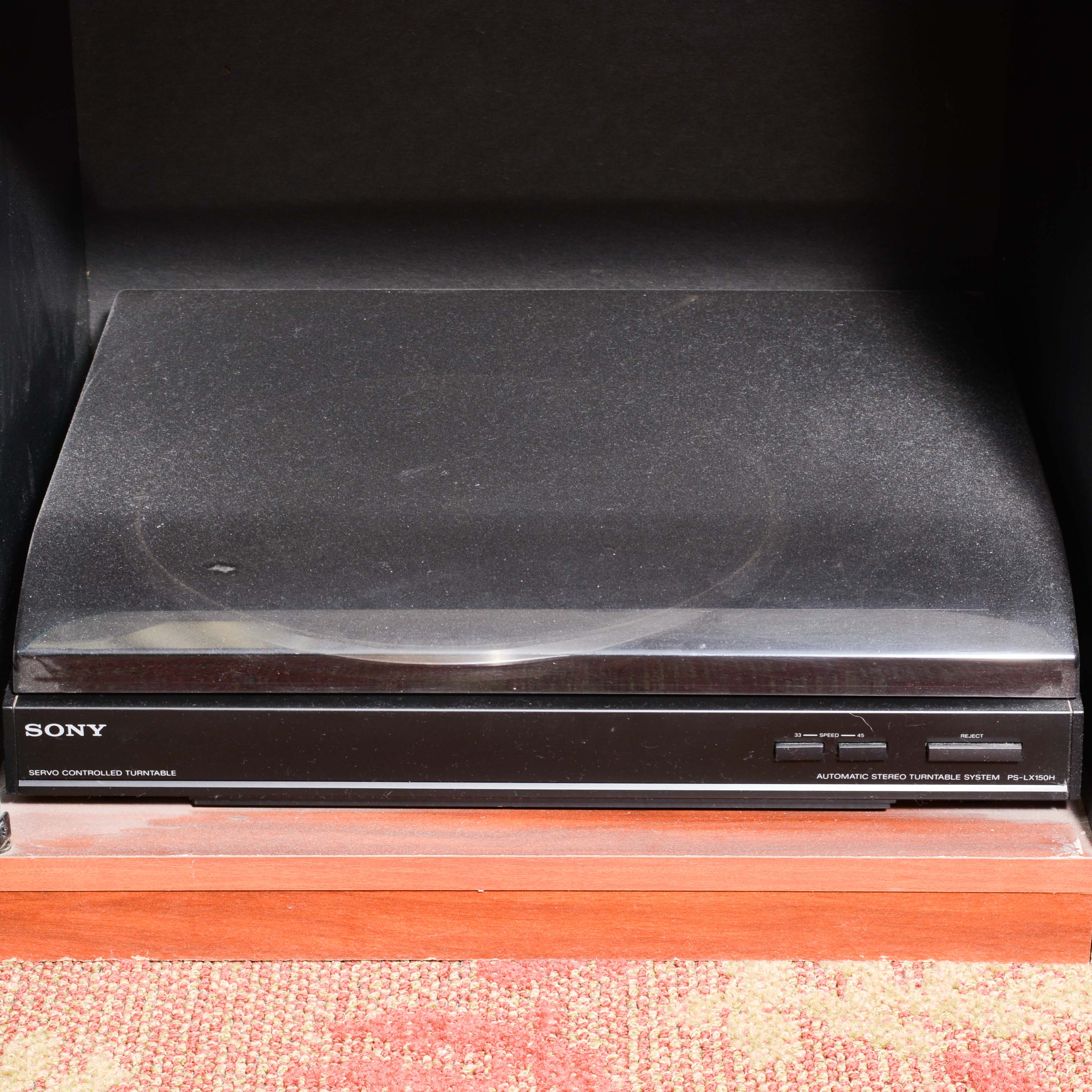 Sony Stereo Remote Control Hi-Fidelity System in Cabinet