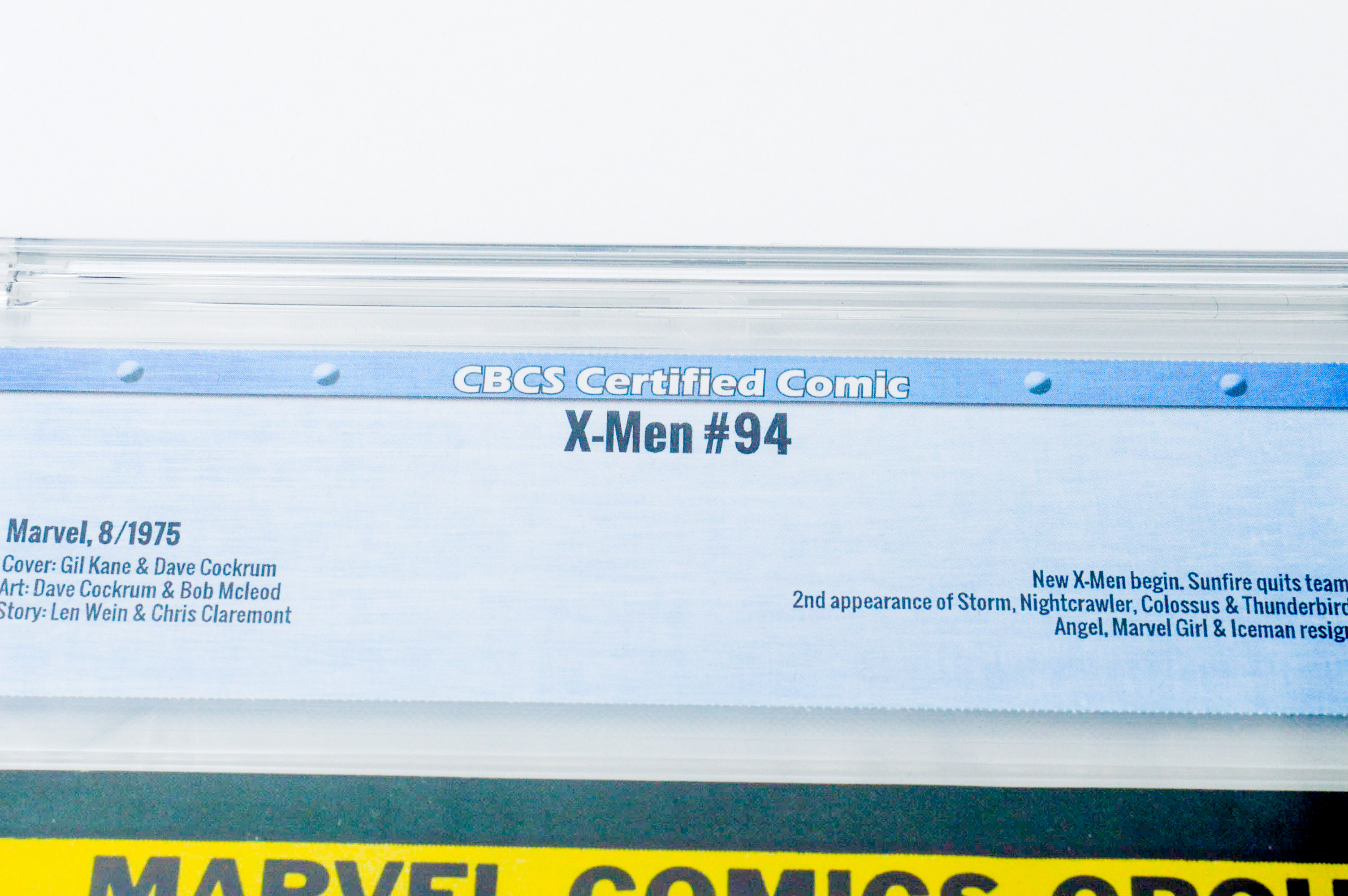 Marvel Comics X-Men #94 CBCS Grade 6.5 Featuring First New Team Up and Early Appearance of Wolverine