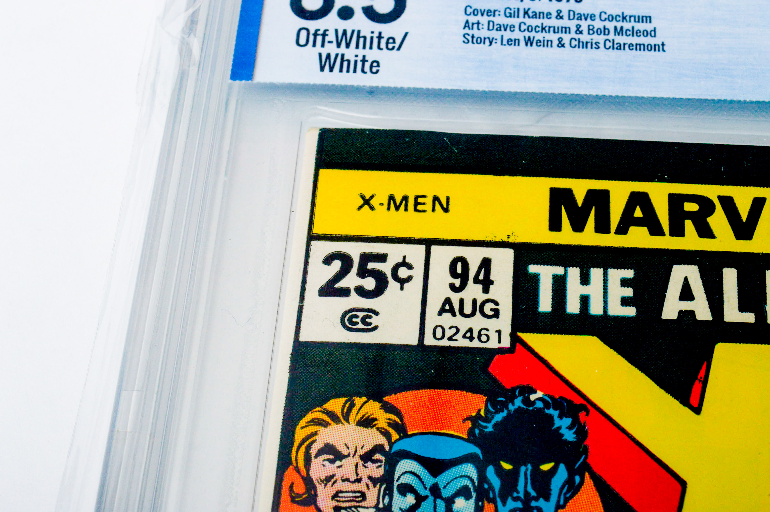 Marvel Comics X-Men #94 CBCS Grade 6.5 Featuring First New Team Up and Early Appearance of Wolverine