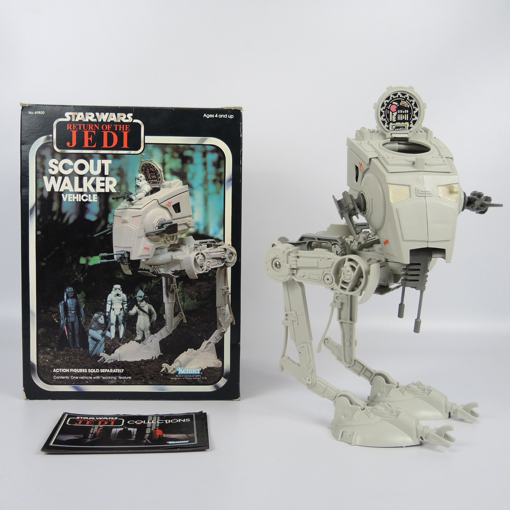 Star Wars ROTJ 1980s Scout Walker Vehicle with Box
