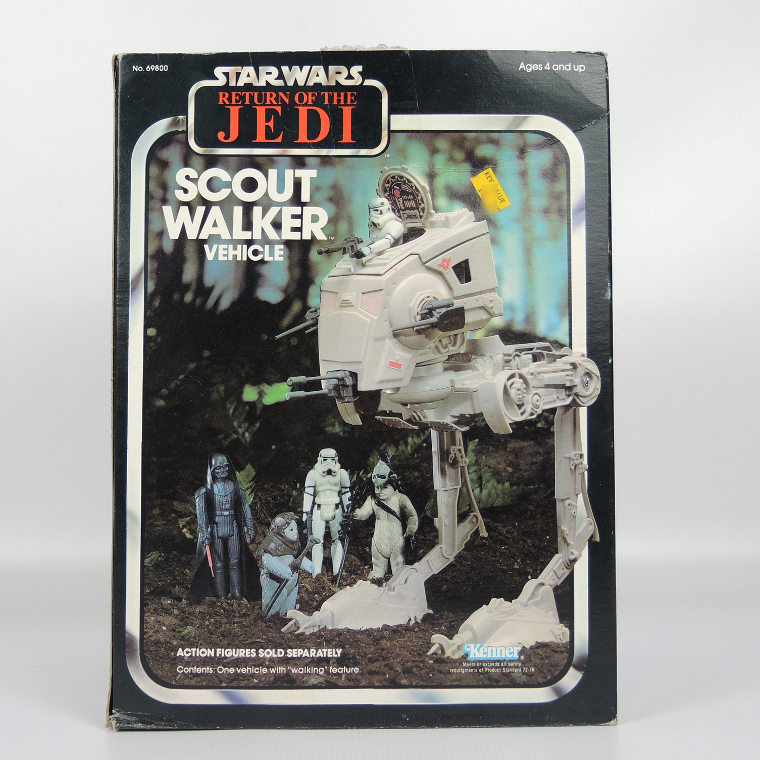 Star Wars ROTJ 1980s Scout Walker Vehicle with Box