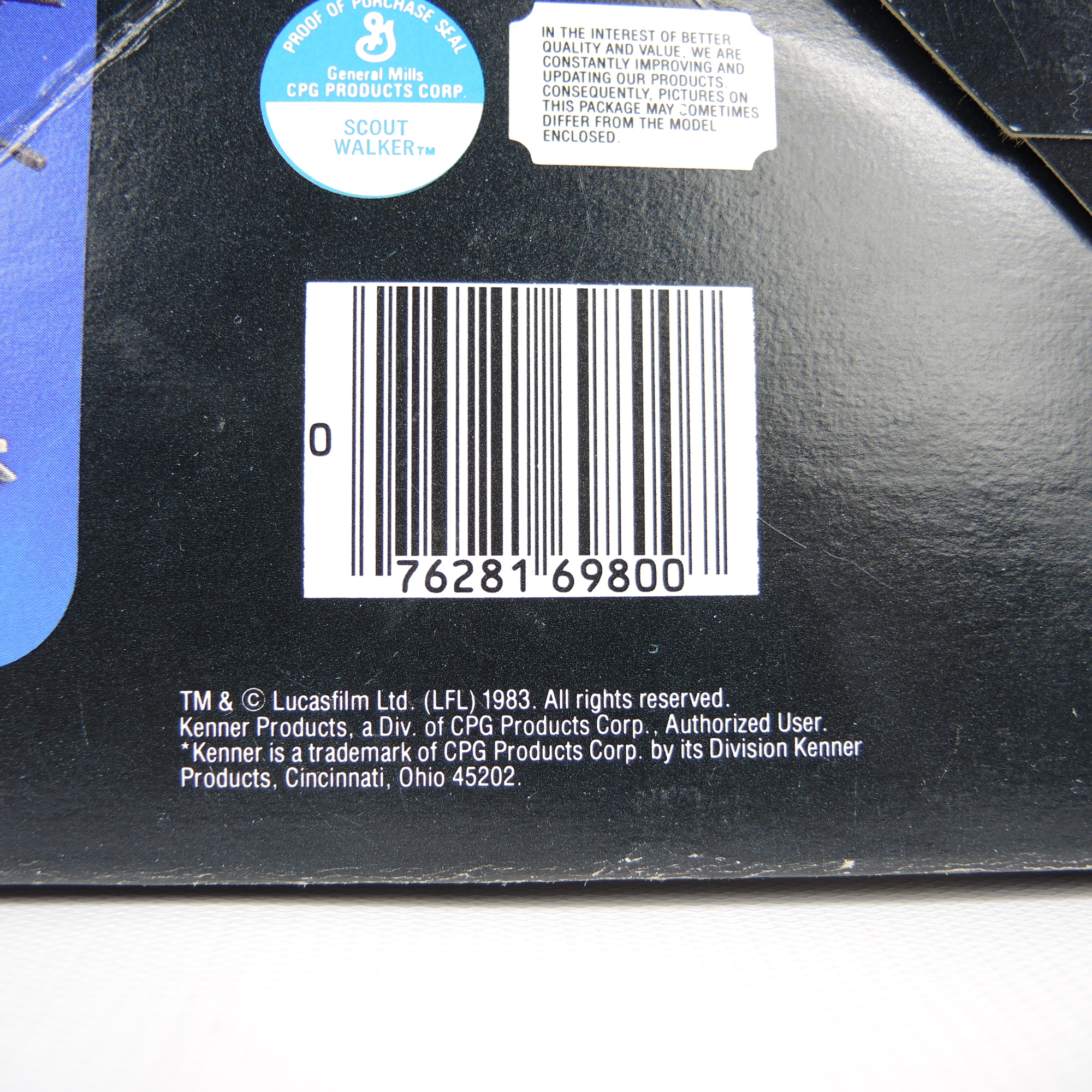 Star Wars ROTJ 1980s Scout Walker Vehicle with Box