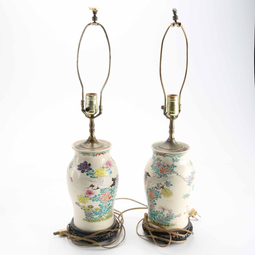 Pair of Chinese Table Lamps