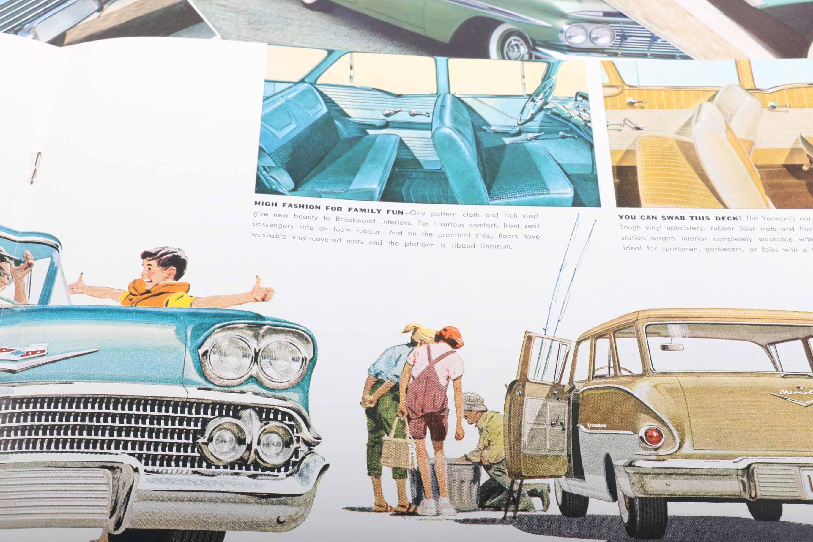 Circa 1960 Chevrolet and Cadillac Car Dealer Brochures