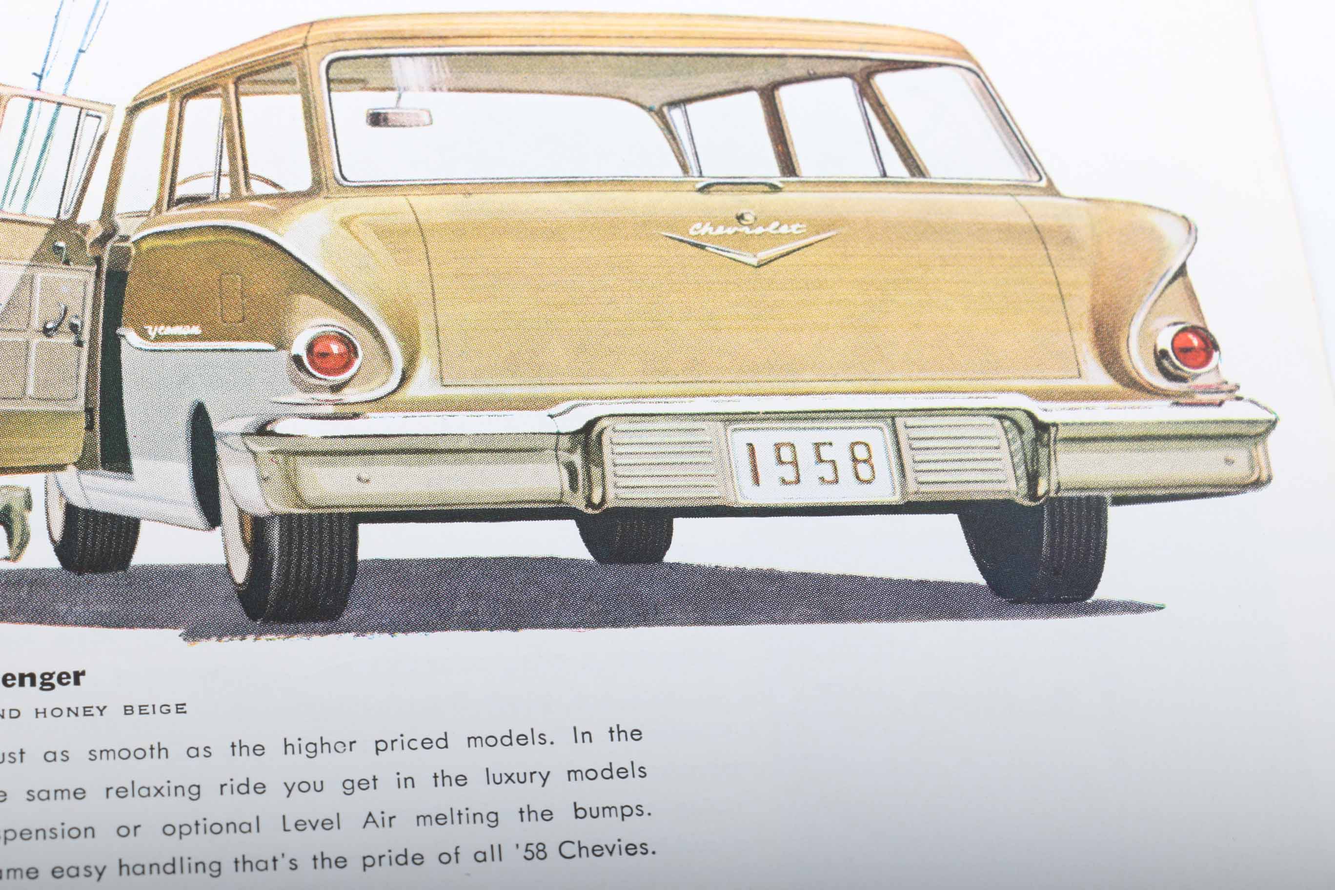 Circa 1960 Chevrolet and Cadillac Car Dealer Brochures