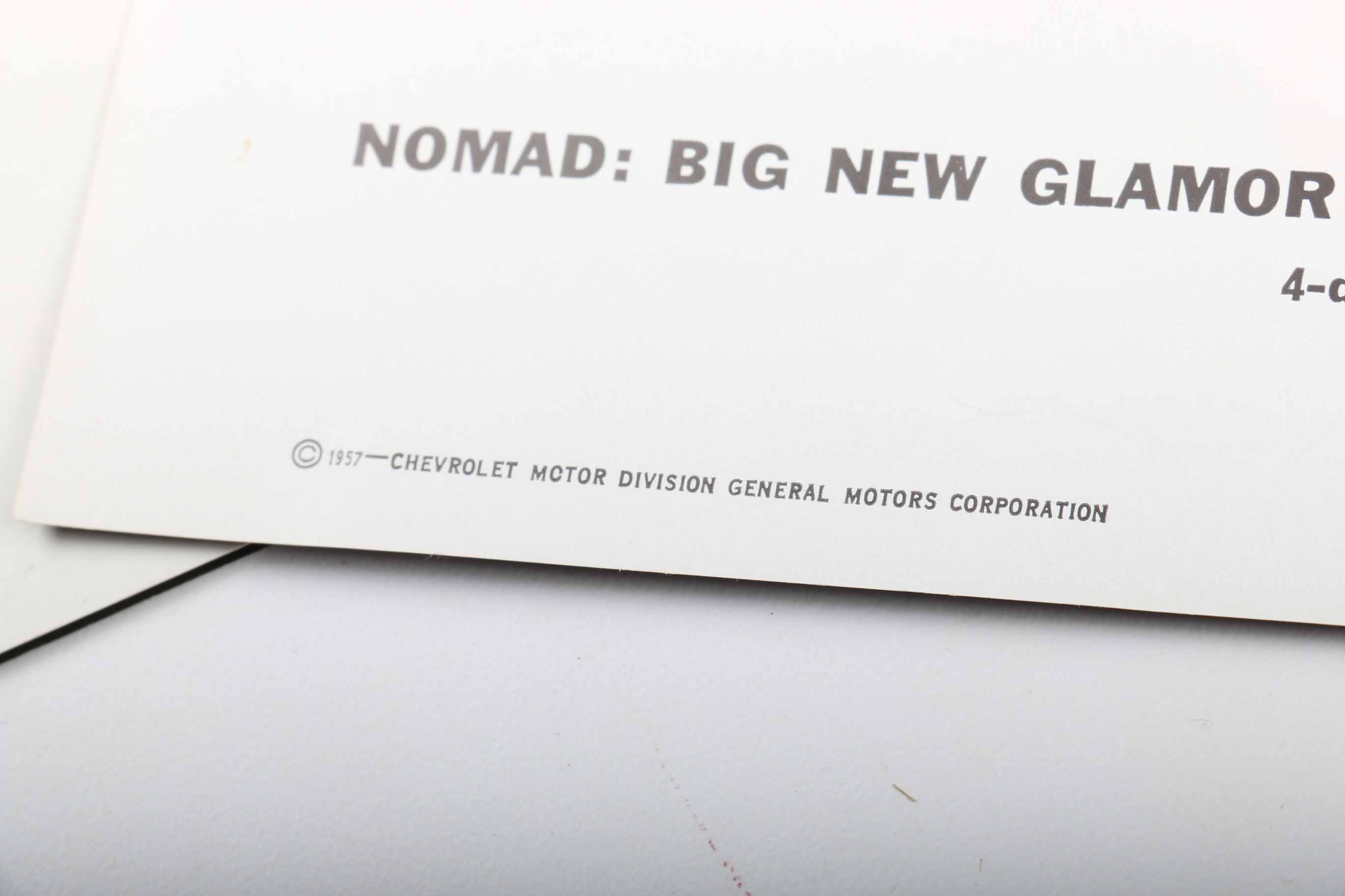 Circa 1960 Chevrolet and Cadillac Car Dealer Brochures