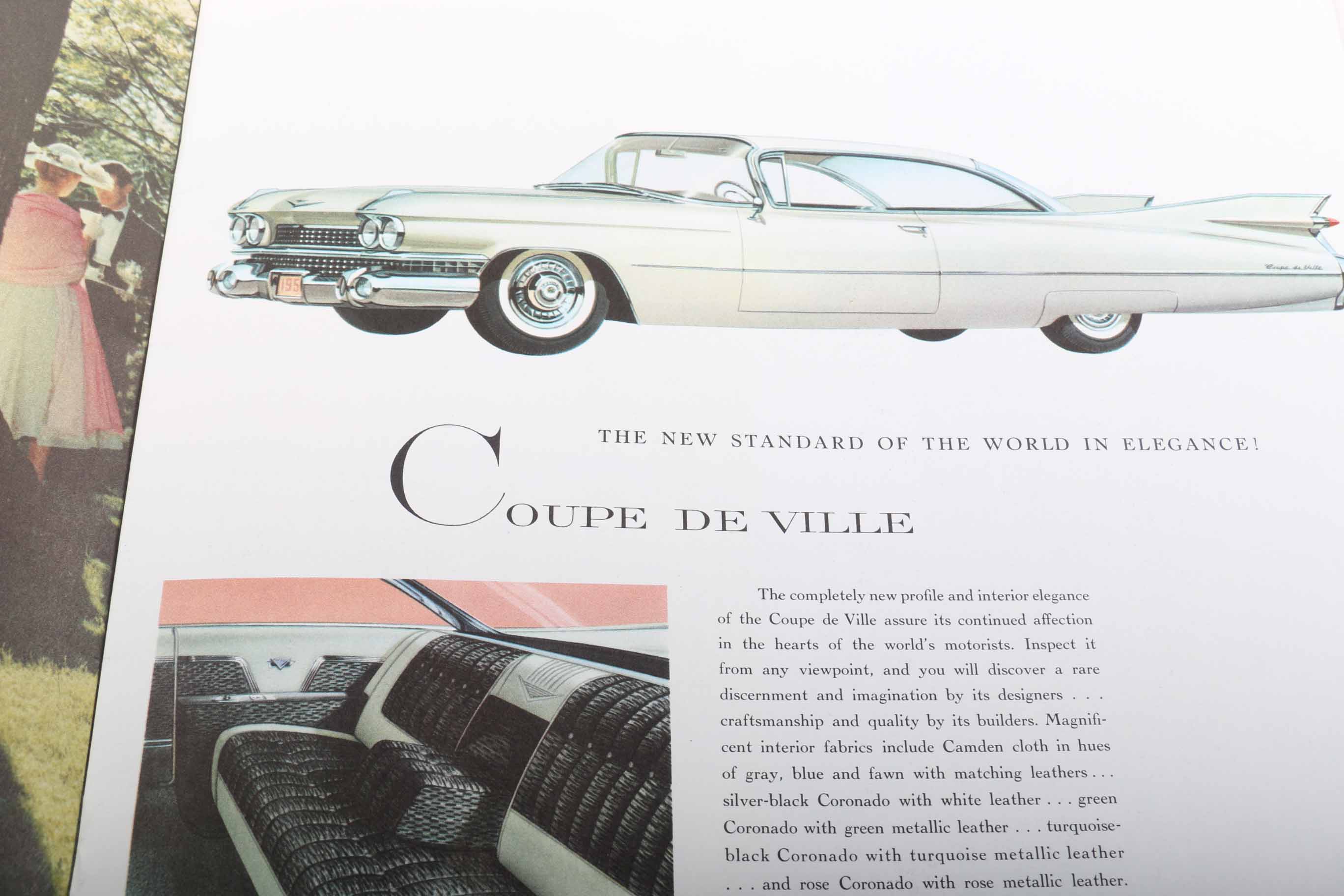 Circa 1960 Chevrolet and Cadillac Car Dealer Brochures