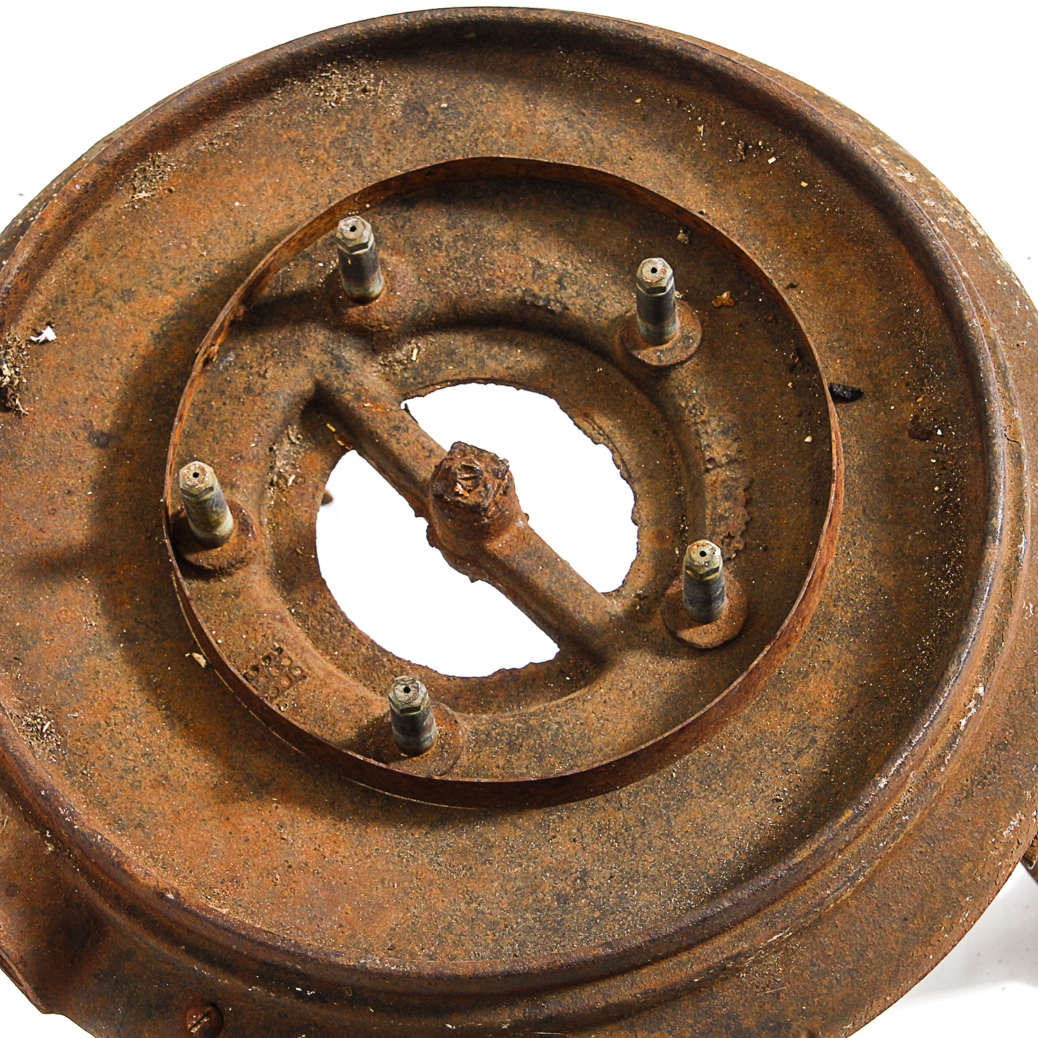 Vintage Cast Iron Pot with Lid and Stand