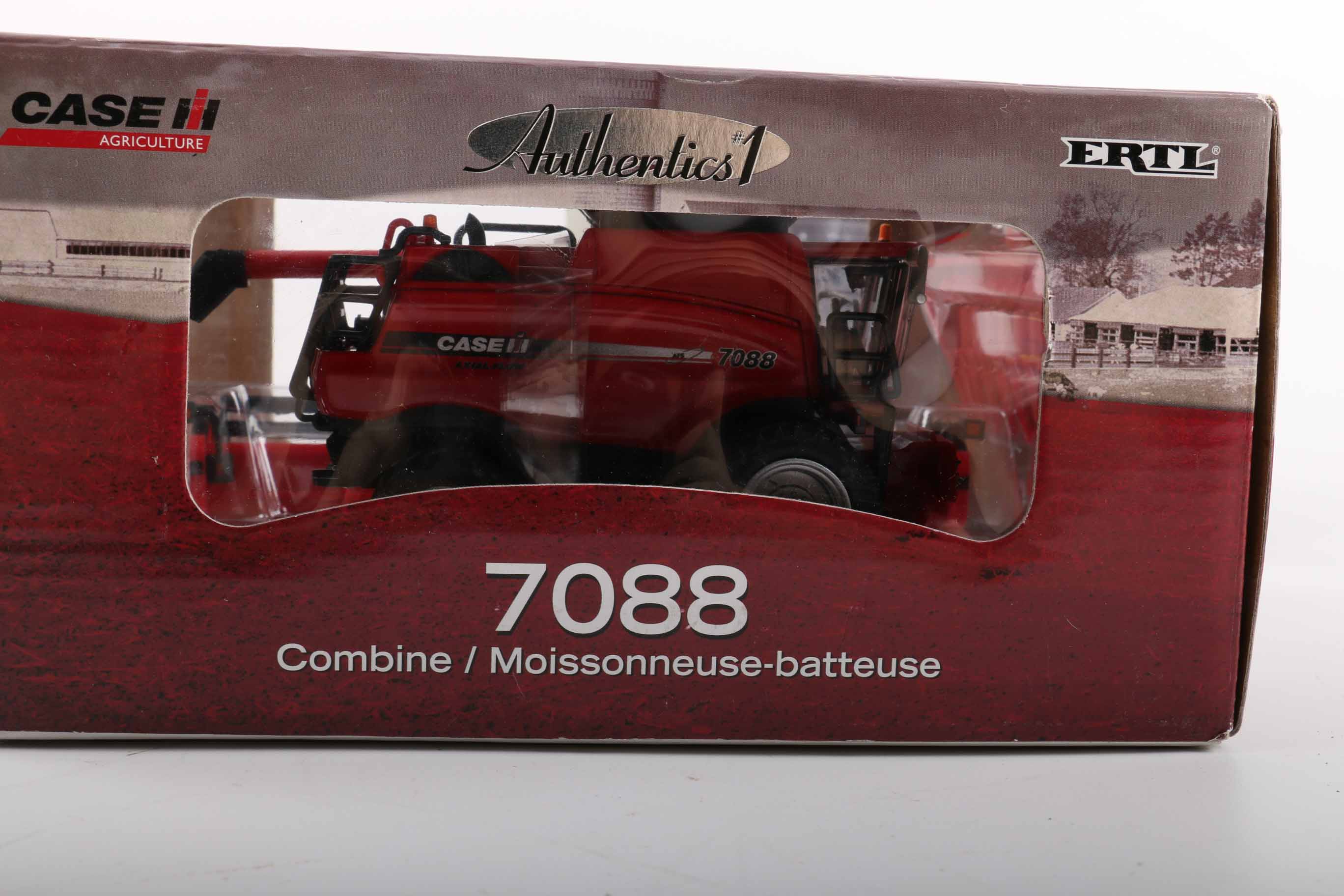 Pair of 1:64 Scale Die-Cast Tractors