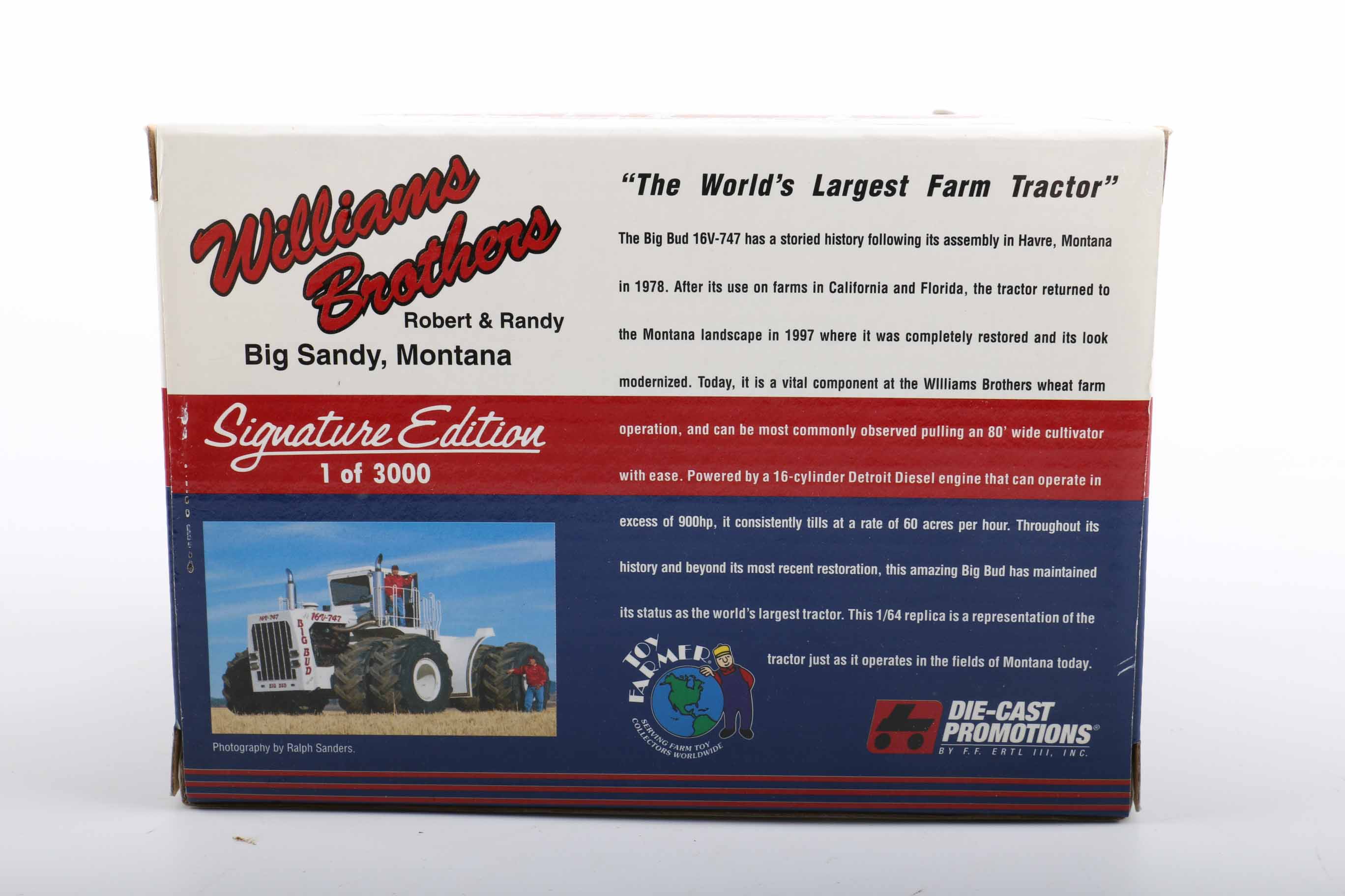 Pair of 1:64 Scale Die-Cast Tractors