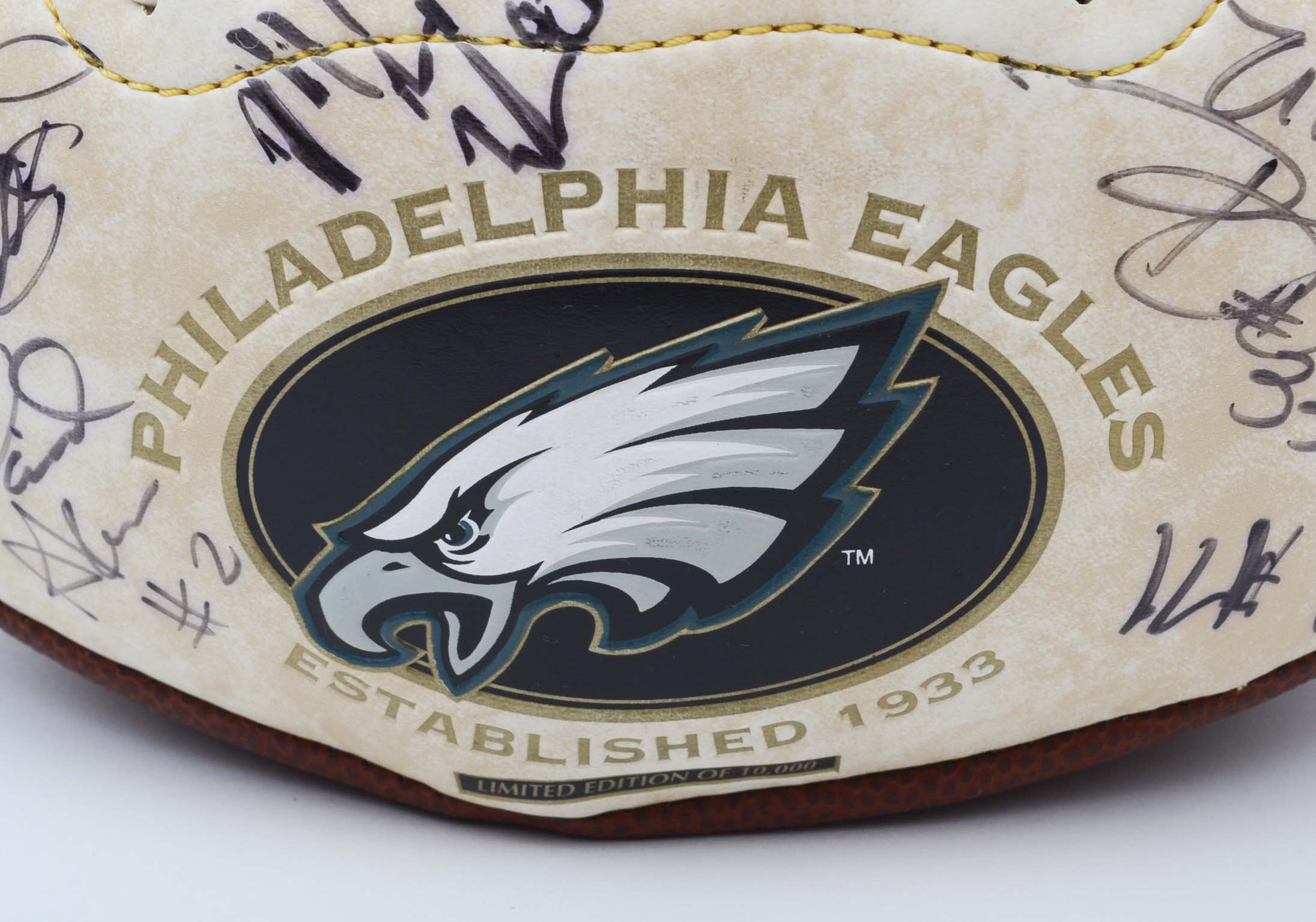 Philadelphia Eagles Team Signed Football