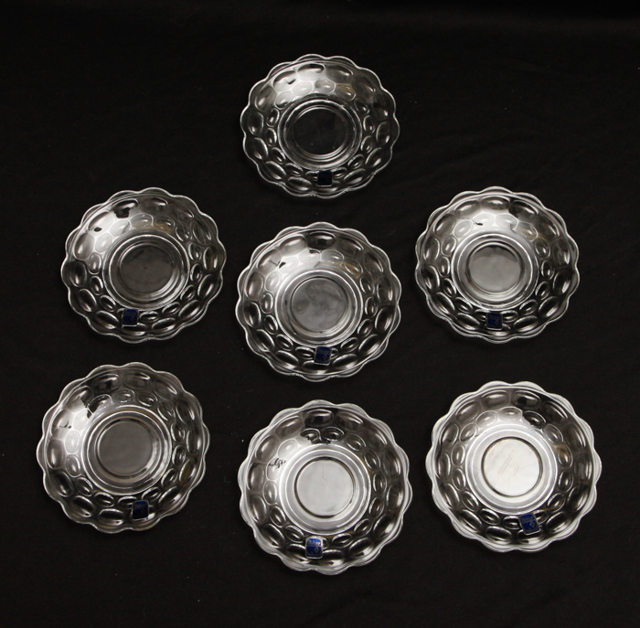 Collection of Vintage Heisey "Provincial" Glass Bowls and Saucers