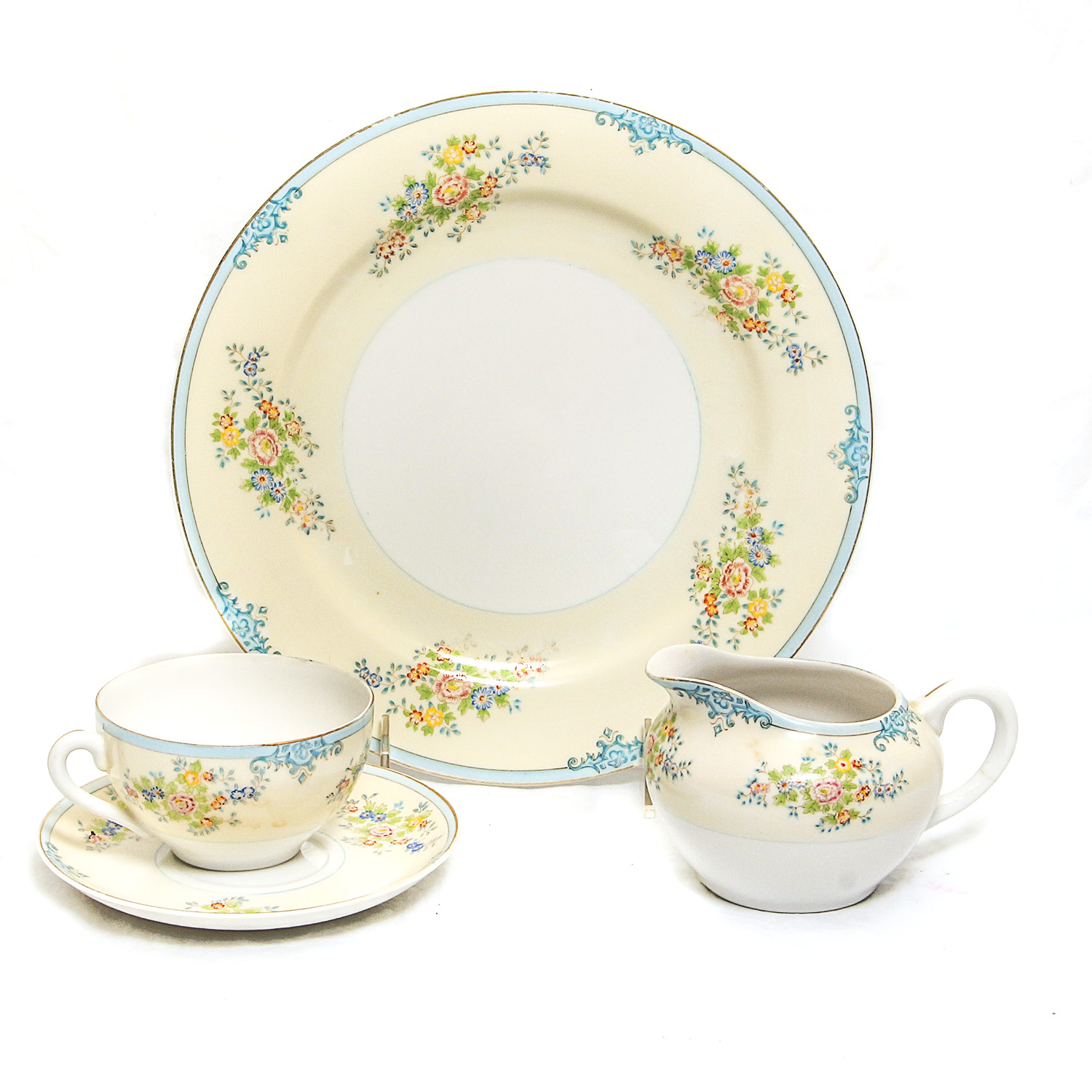 Set of Vintage "Gold Castle" China made in Japan