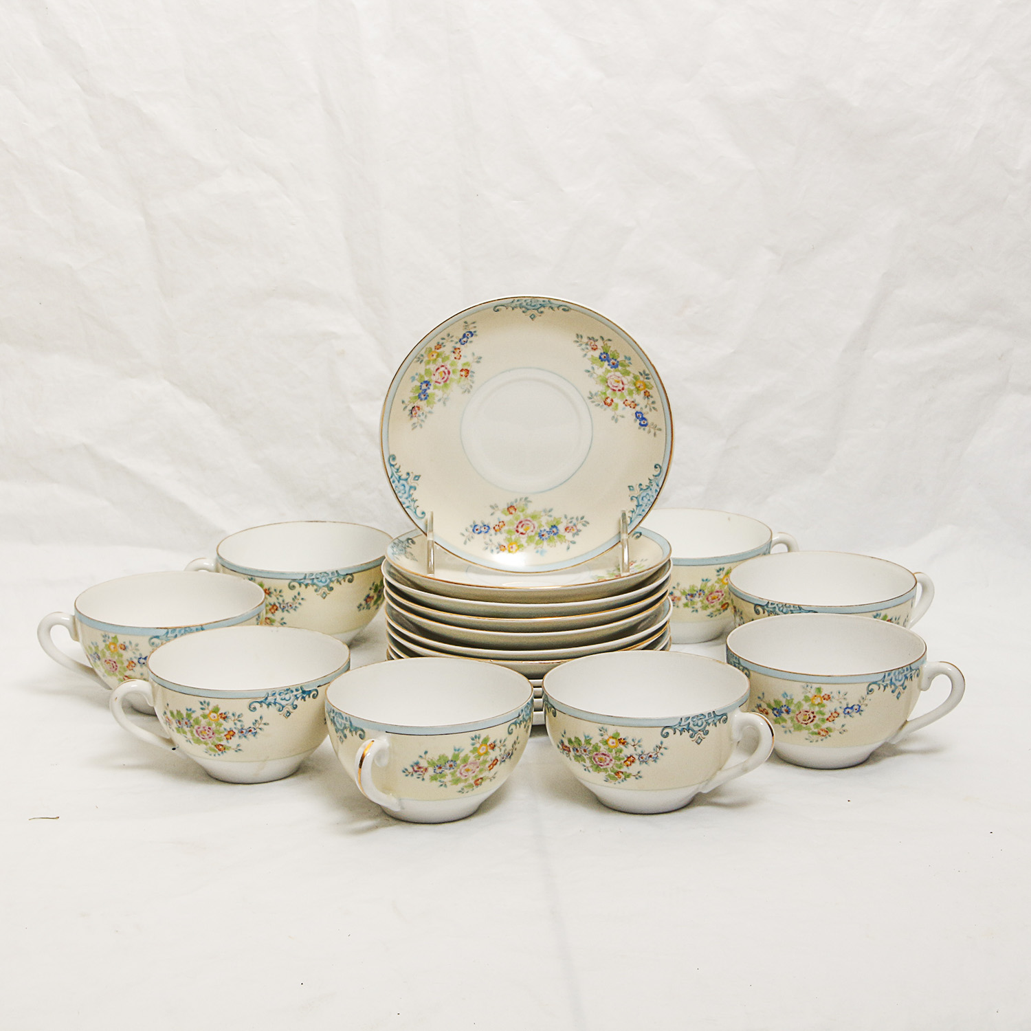 Set of Vintage "Gold Castle" China made in Japan