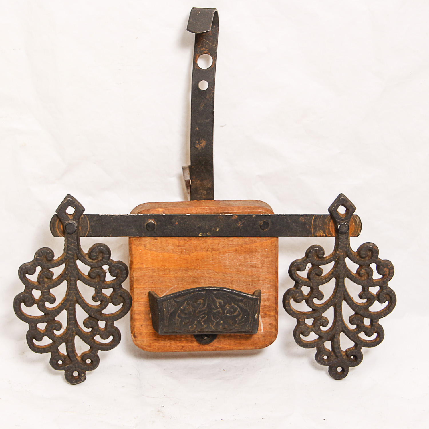Collection of Vintage Stove Items and Match Holder